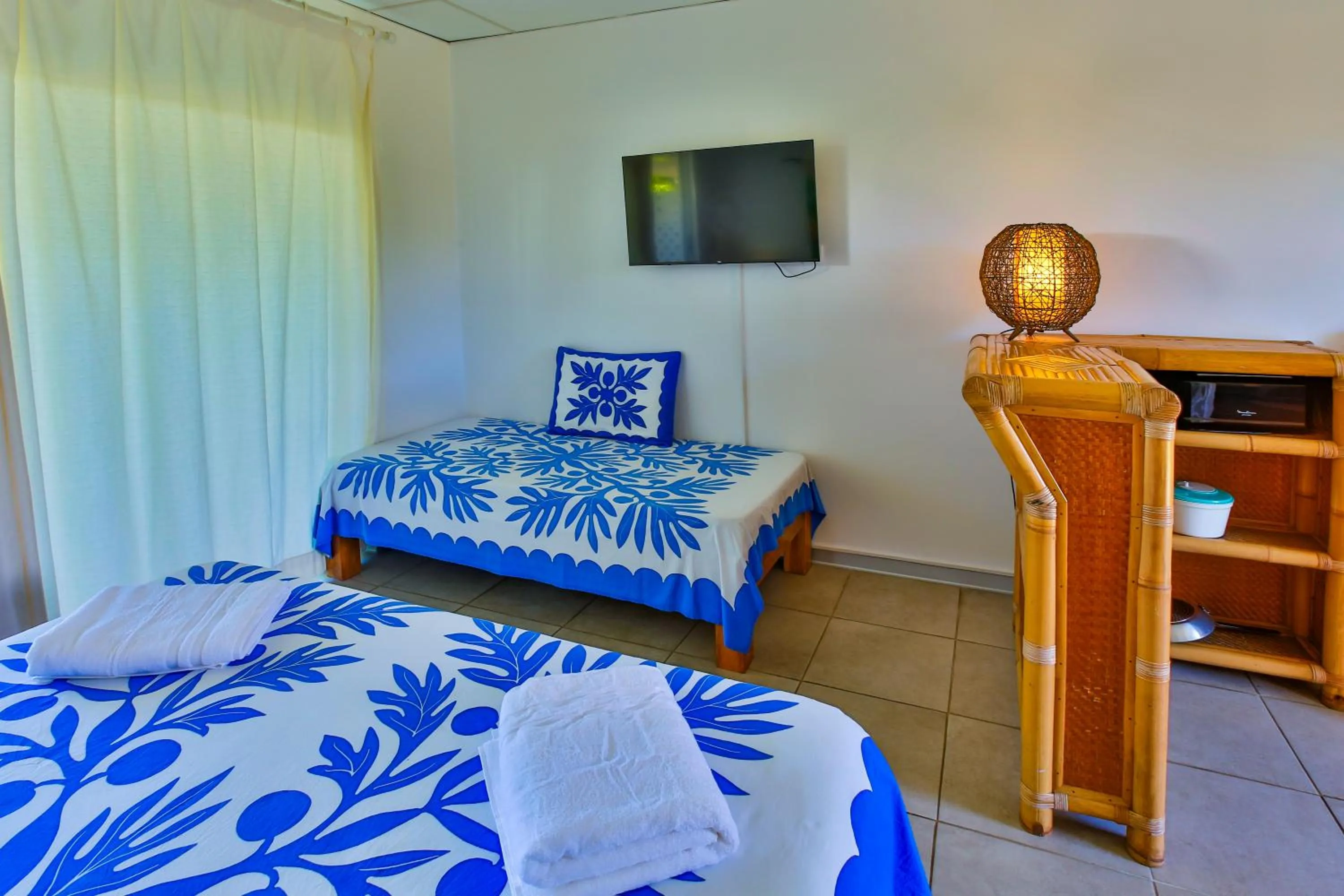 Bed in Pension De La Plage