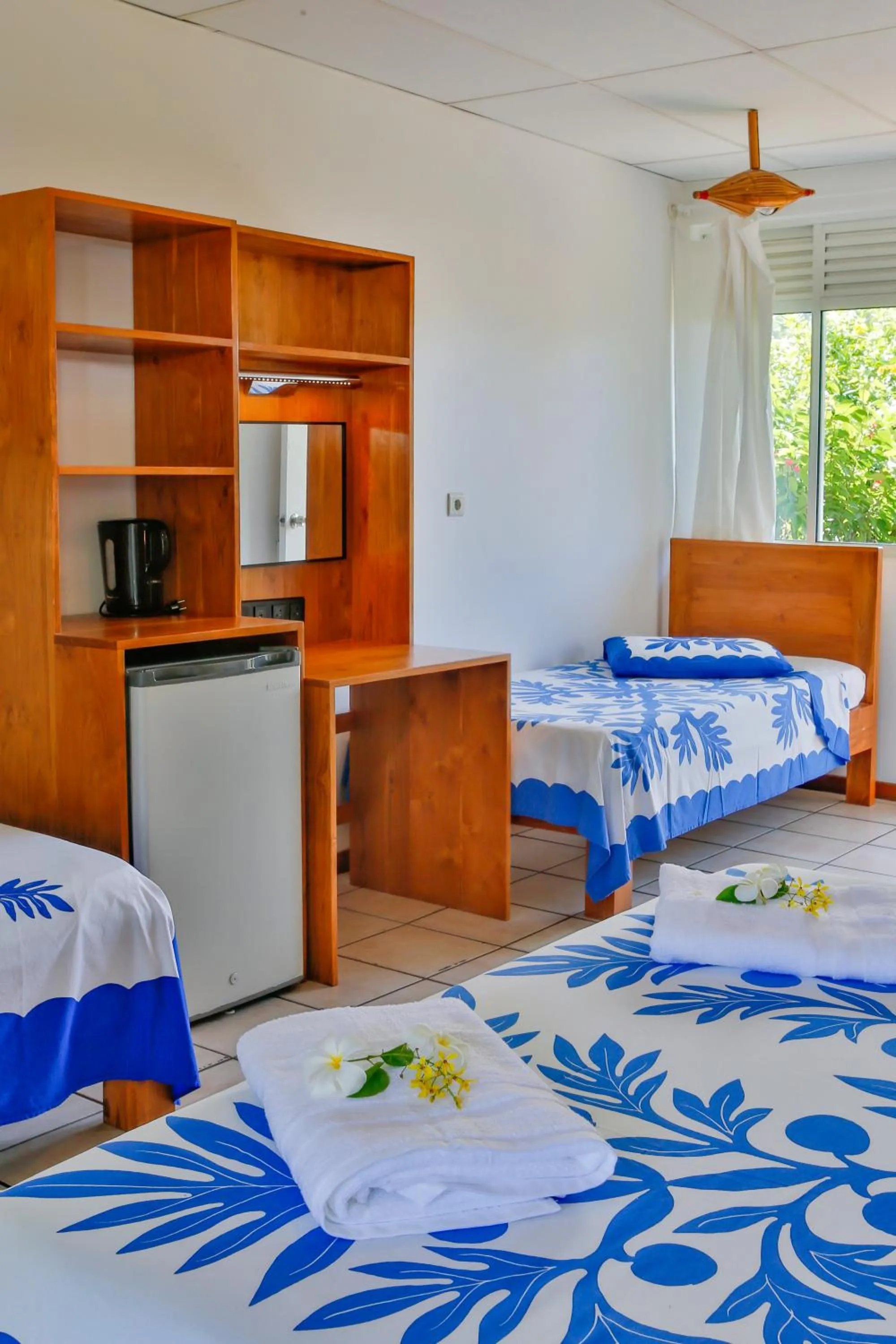 Bed in Pension De La Plage