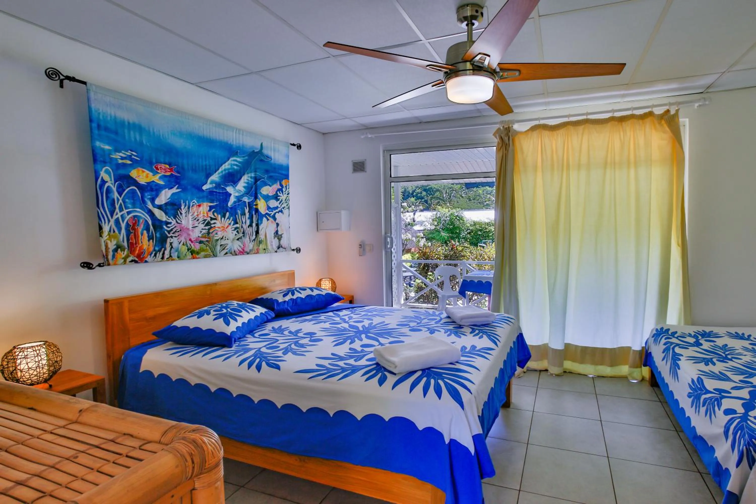 Bed in Pension De La Plage