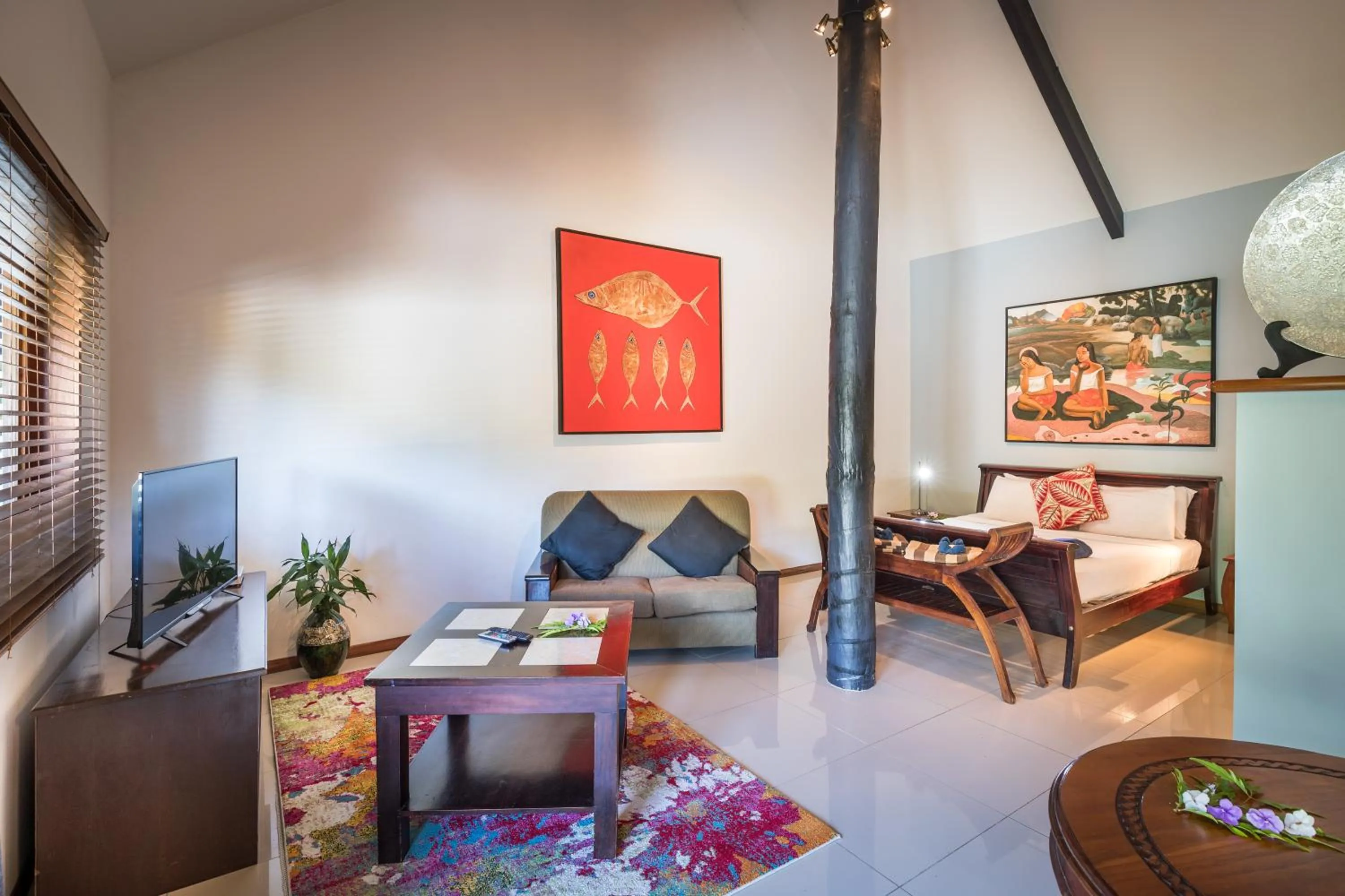 Living room in Wellesley Resort Fiji