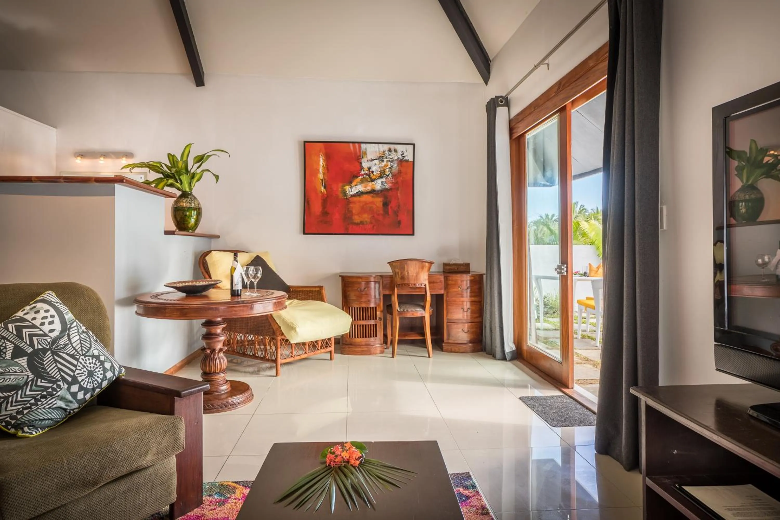Living room in Wellesley Resort Fiji