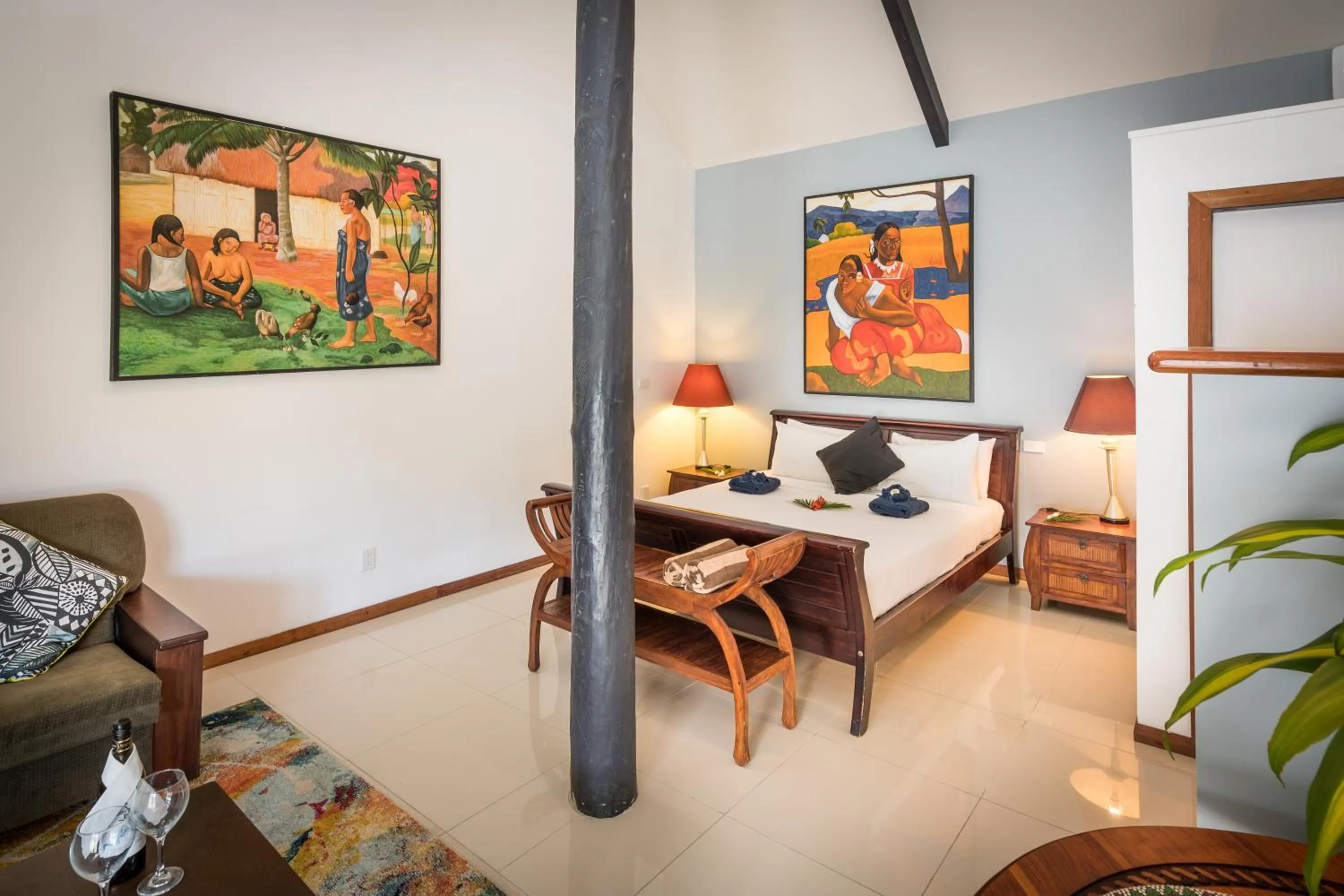 Living room in Wellesley Resort Fiji