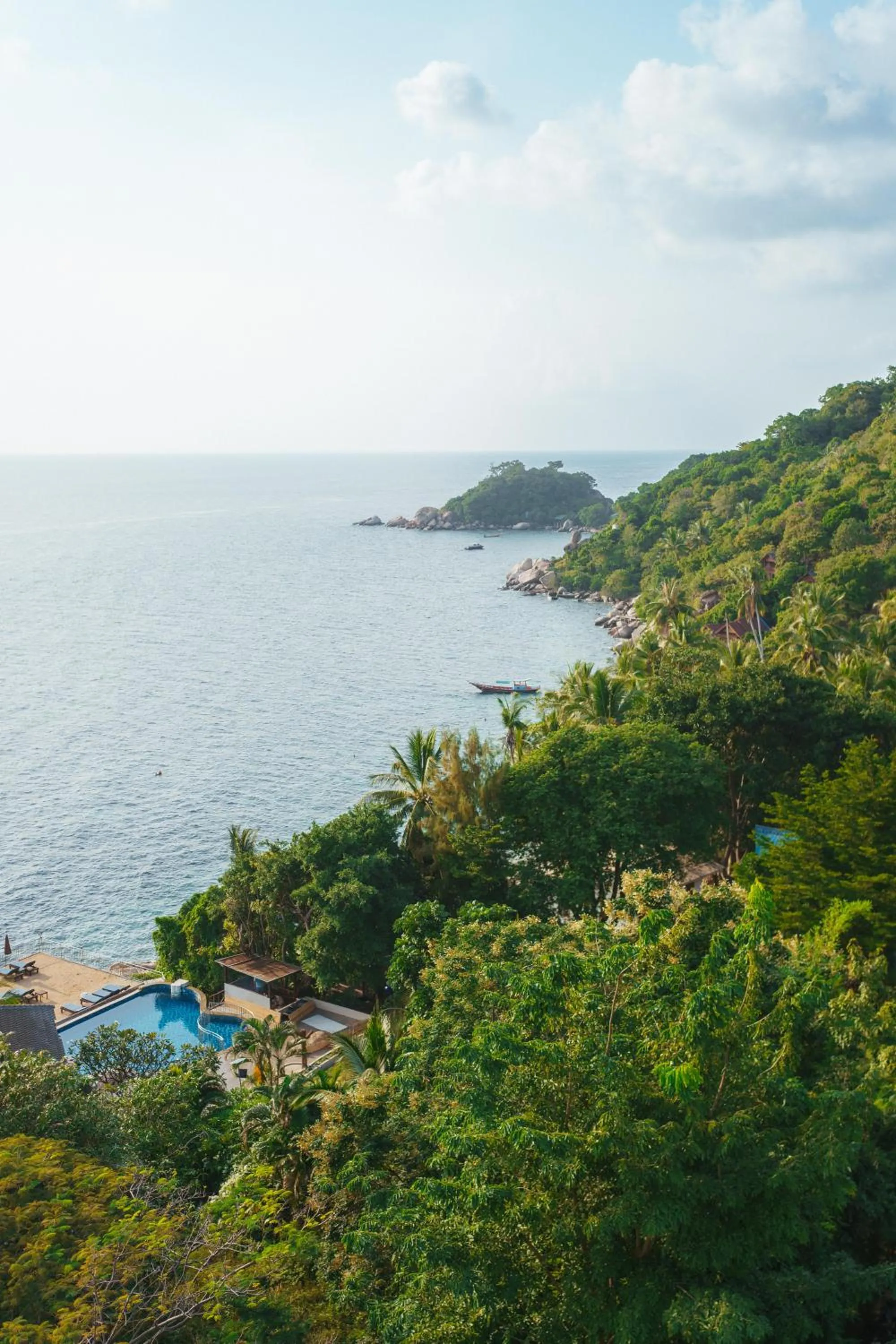 Natural landscape in Pinnacle Koh Tao Resort