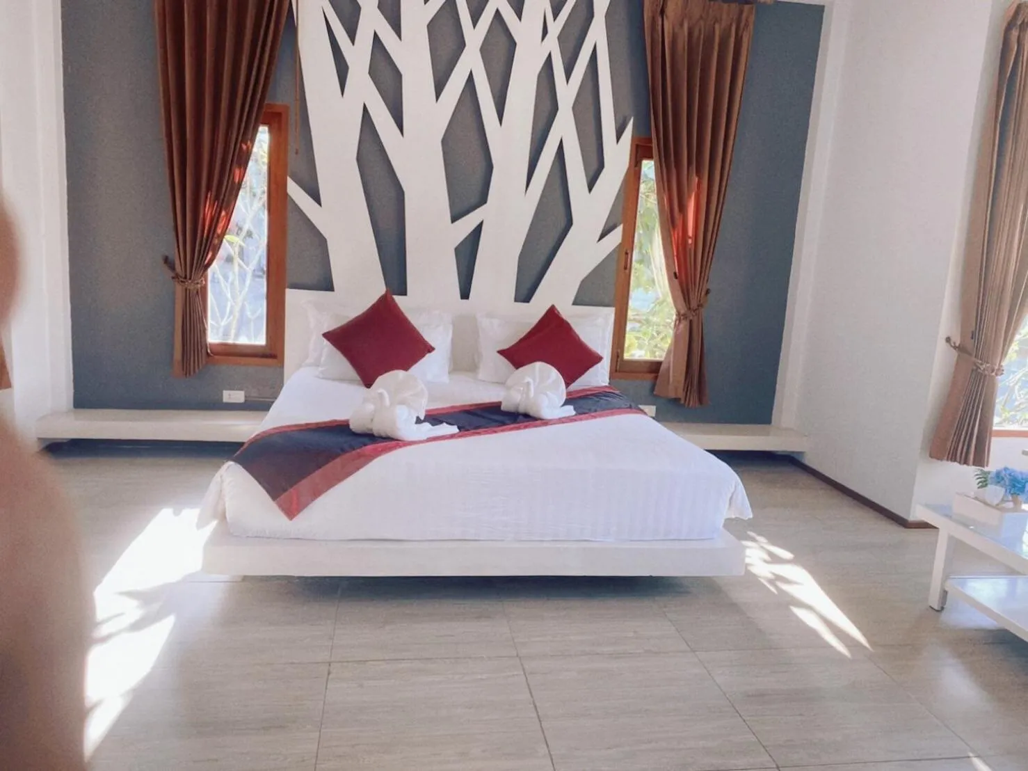Bed in Panlaan Boutique Resort