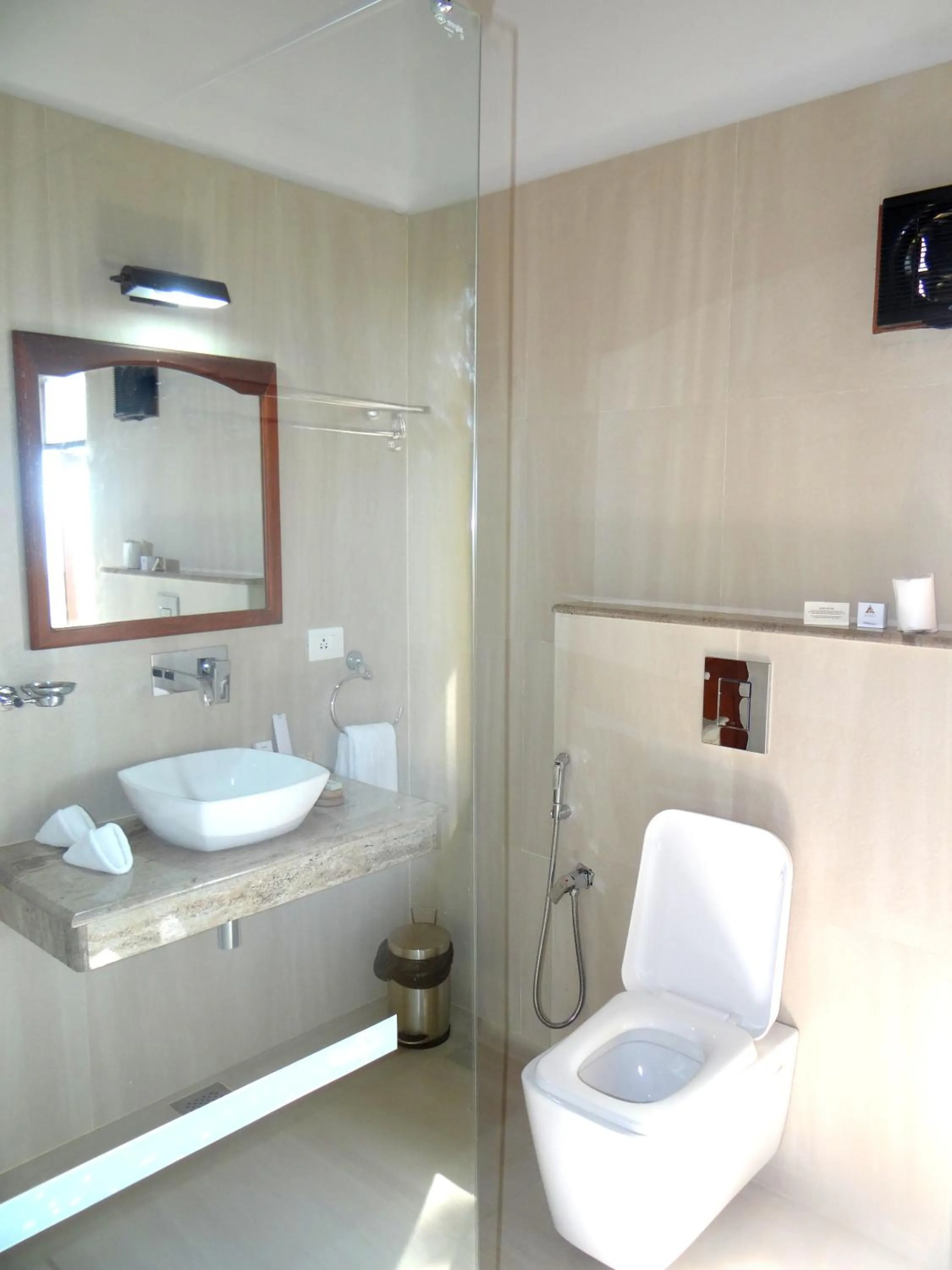 Bathroom in Amritara The Poovath Beachfront Heritage, Fort Kochi