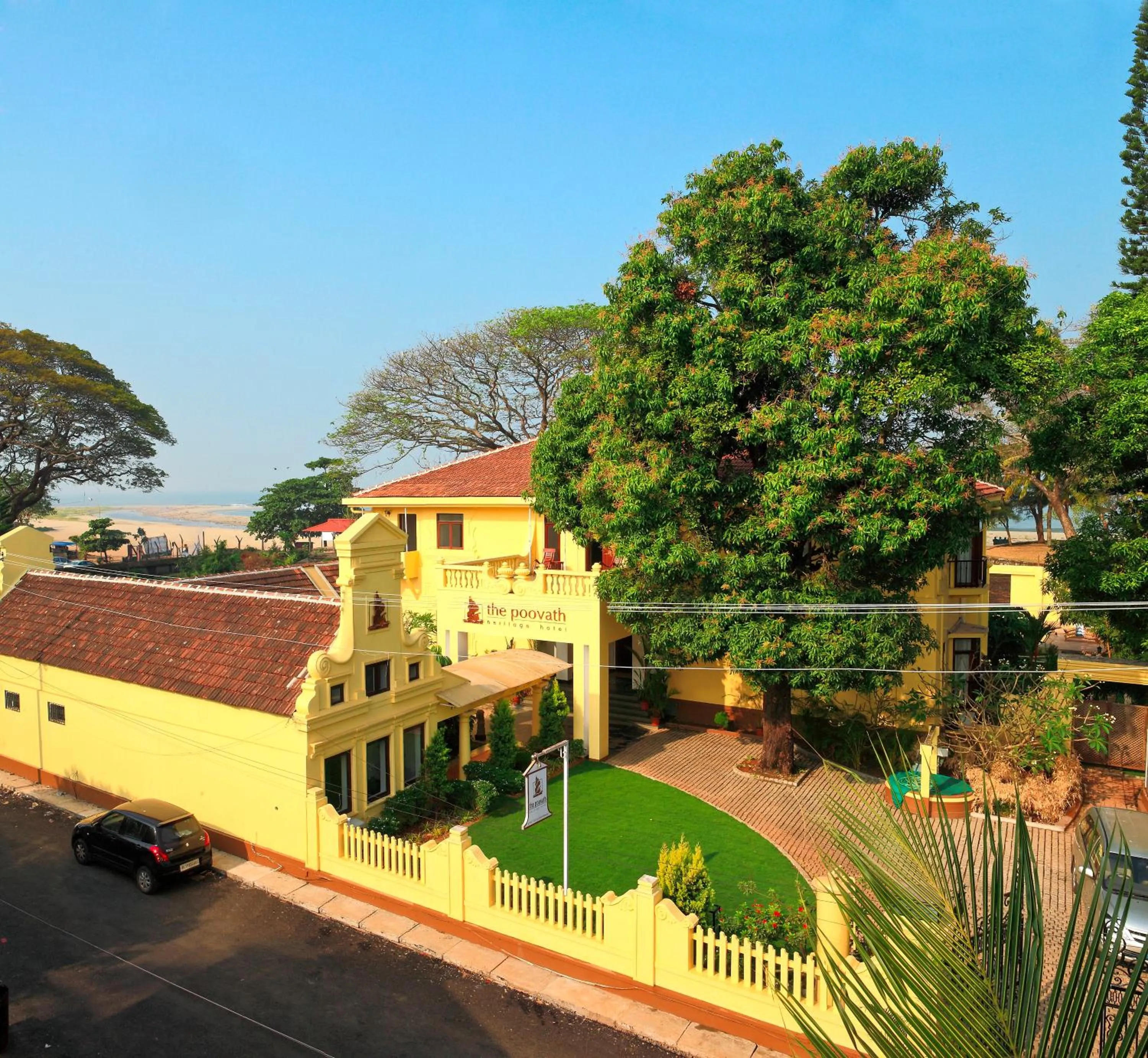 Facade/entrance in Amritara The Poovath Beachfront Heritage, Fort Kochi