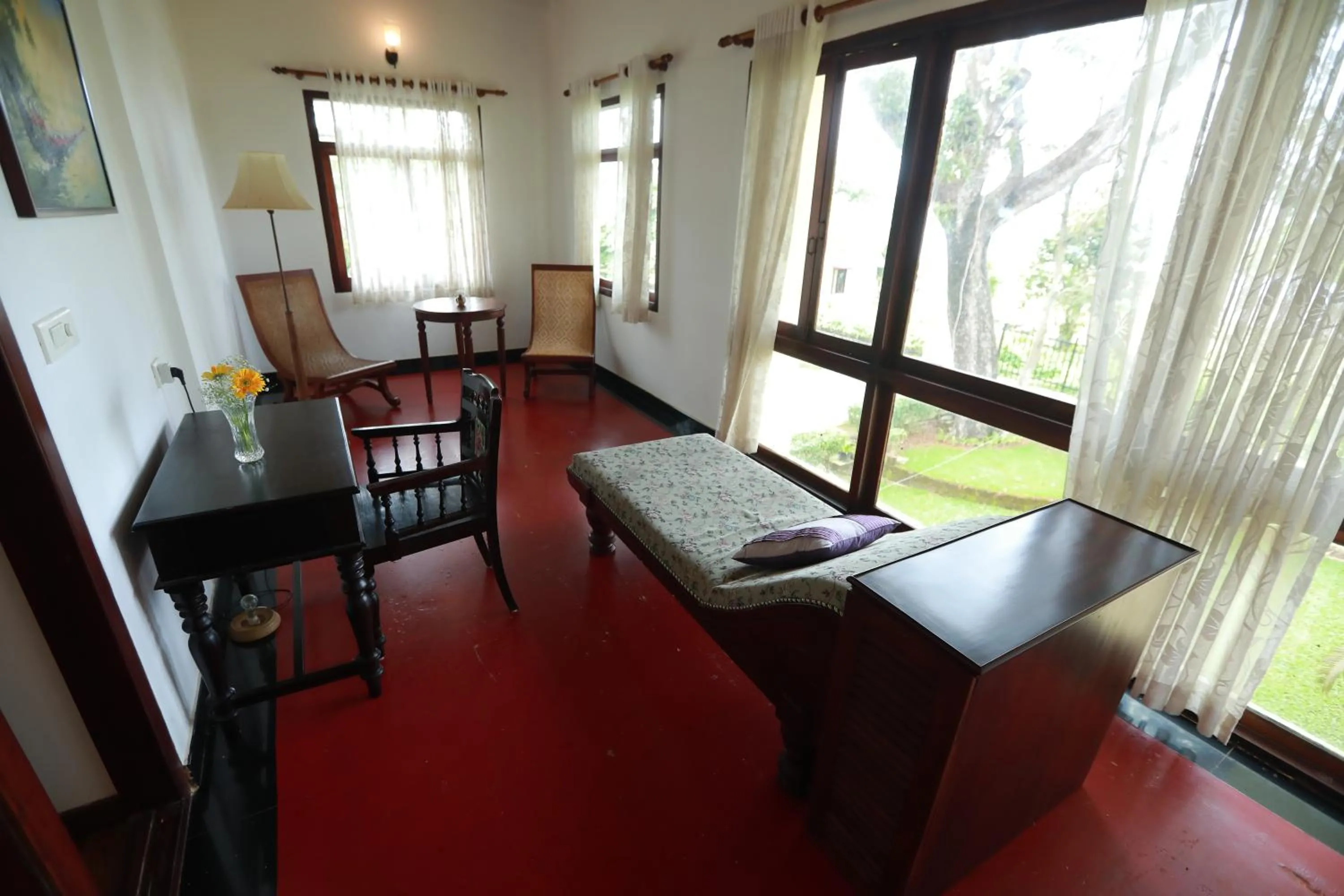 Seating area in Amritara The Poovath Beachfront Heritage, Fort Kochi