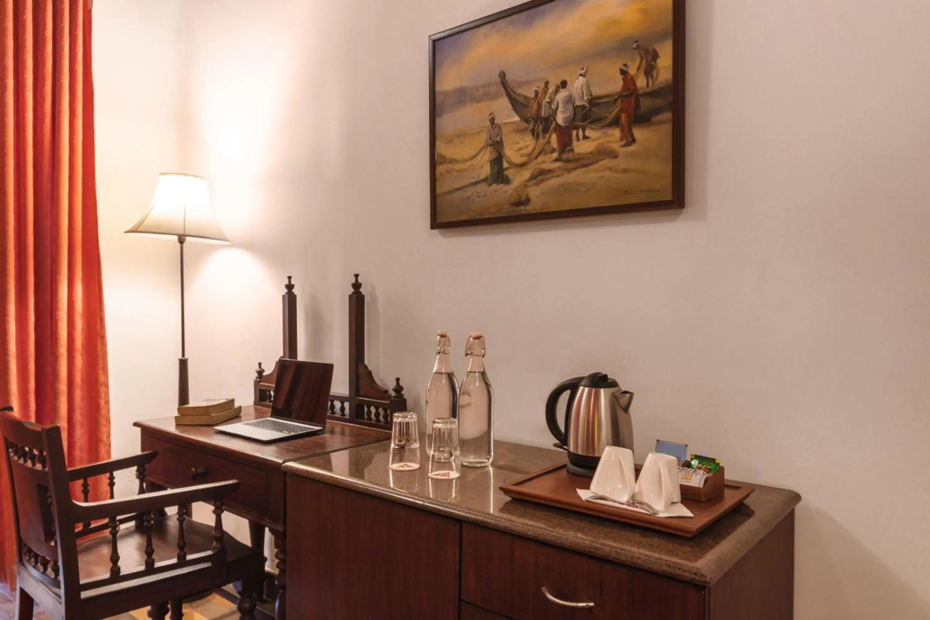 Living room in Amritara The Poovath Beachfront Heritage, Fort Kochi