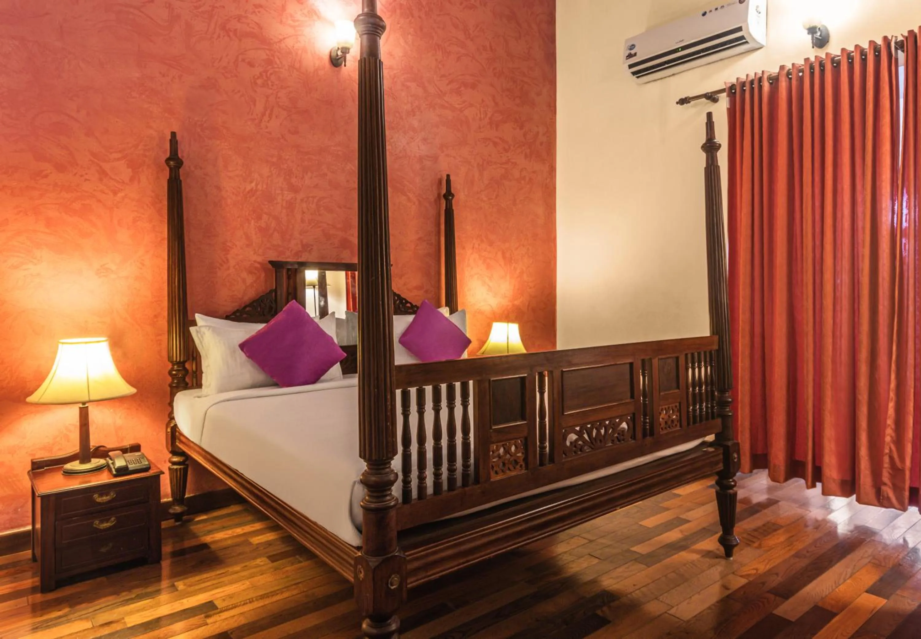 Bedroom, Bed in Amritara The Poovath Beachfront Heritage, Fort Kochi