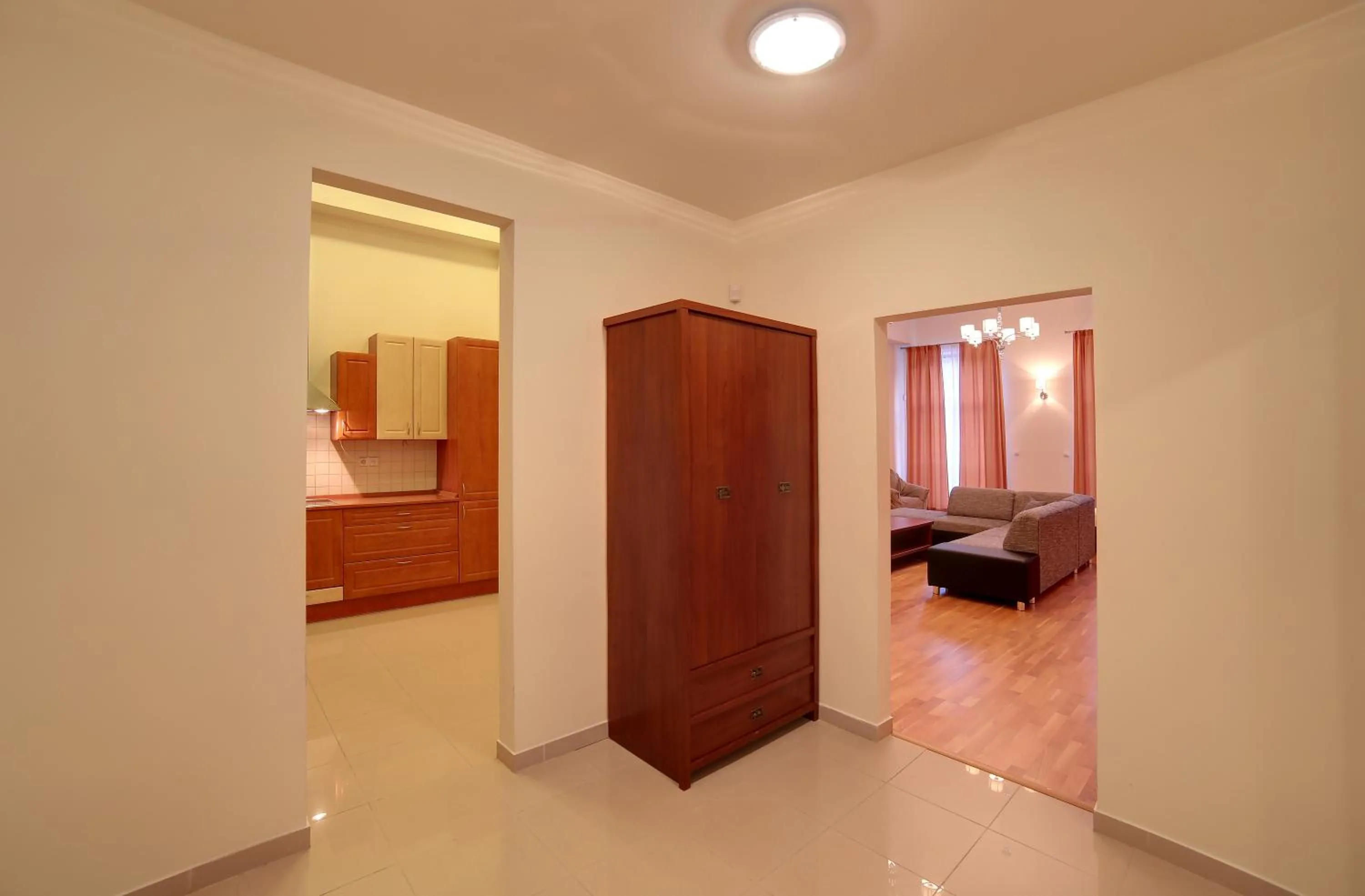 Decorative detail, Bed in Slunecni Lazne Apartments