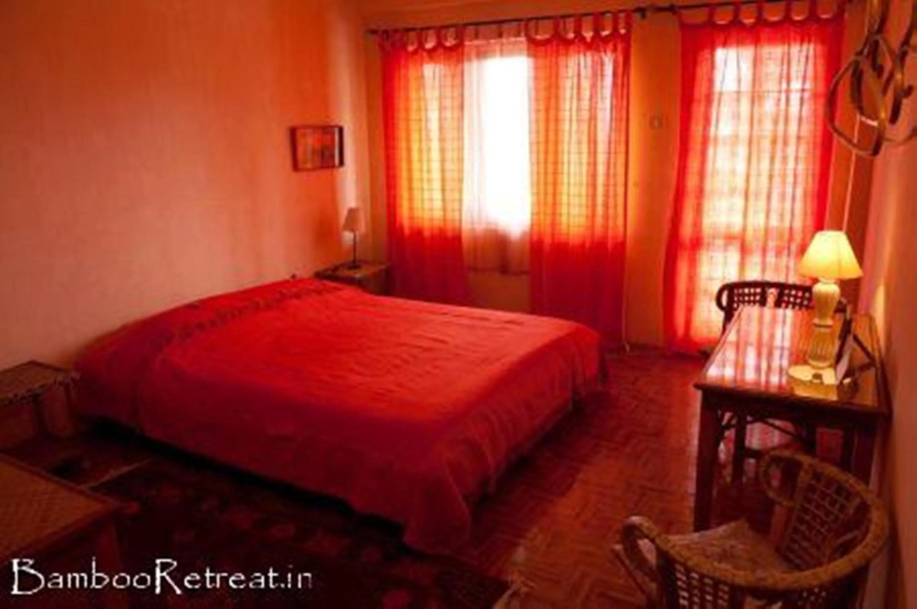 Photo of the whole room, Bed in Bamboo Retreat