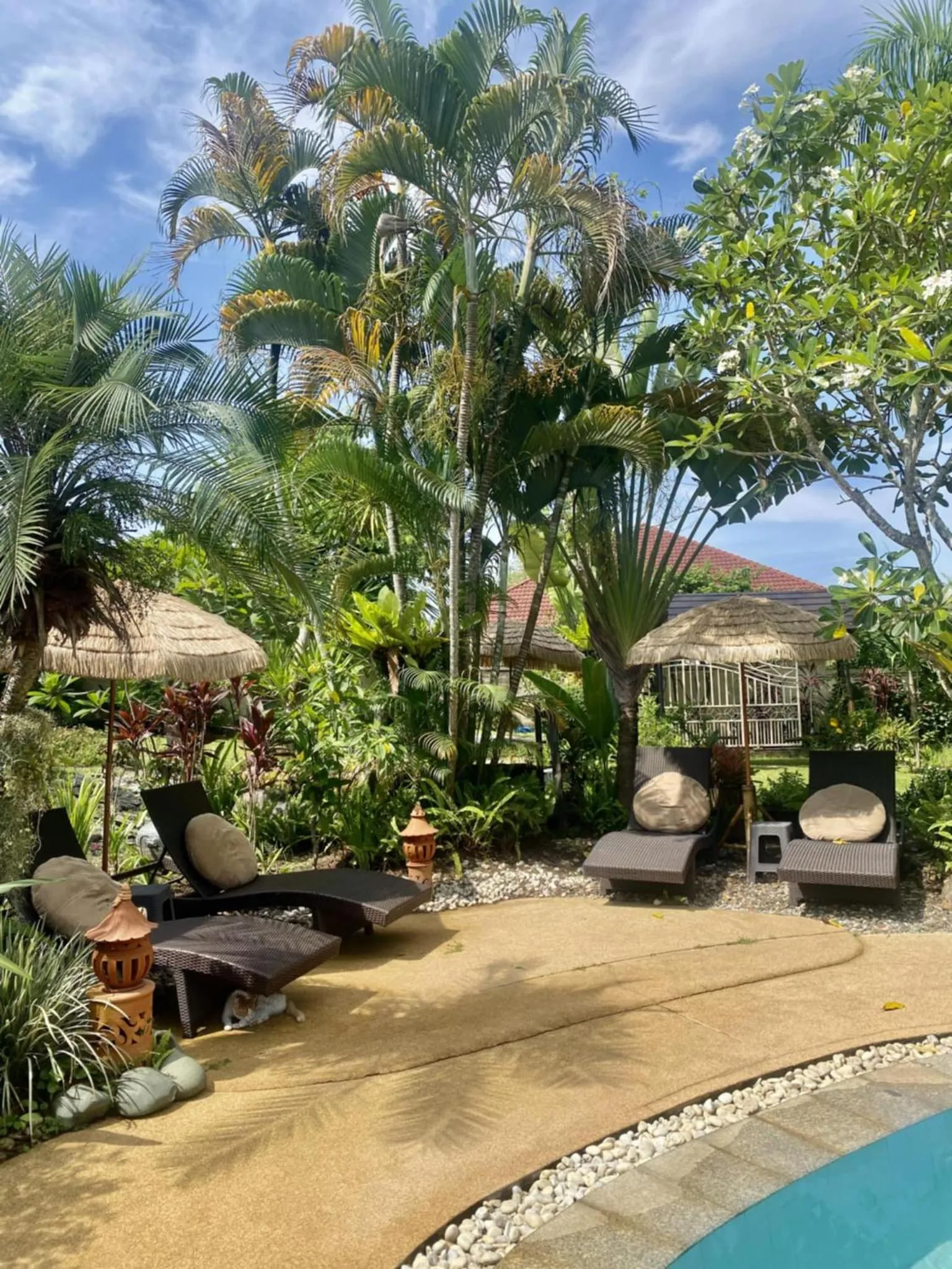 sunbed in Homestay Chiangrai