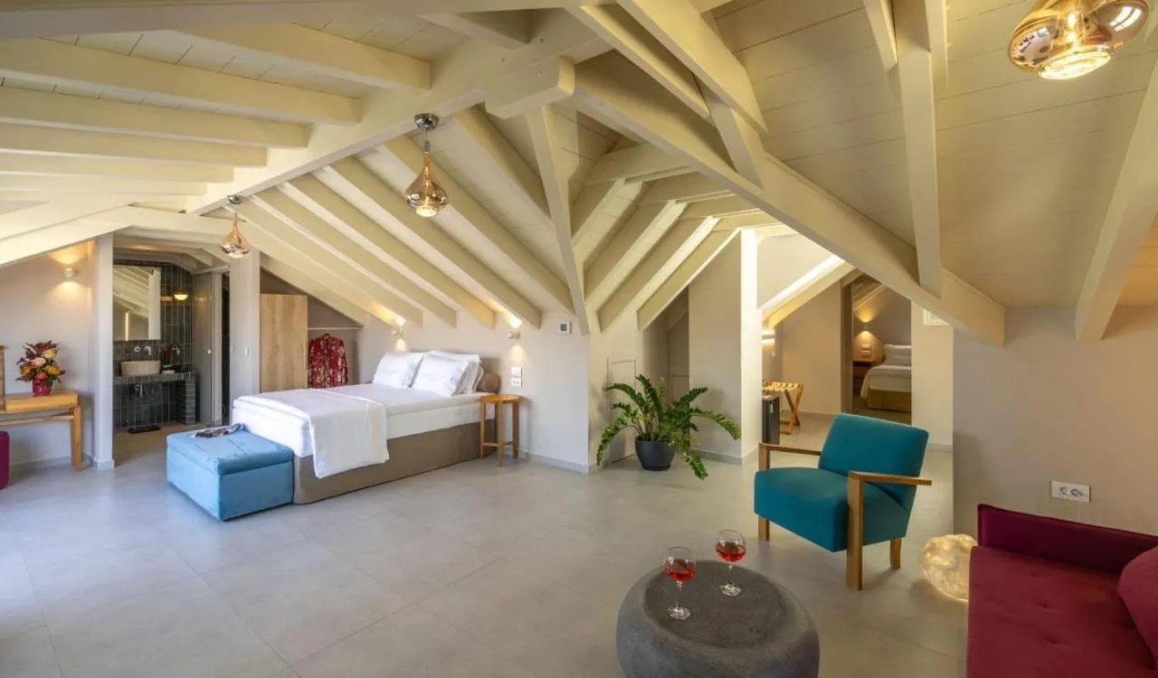 Living room in Ionian Plaza Hotel & Spa