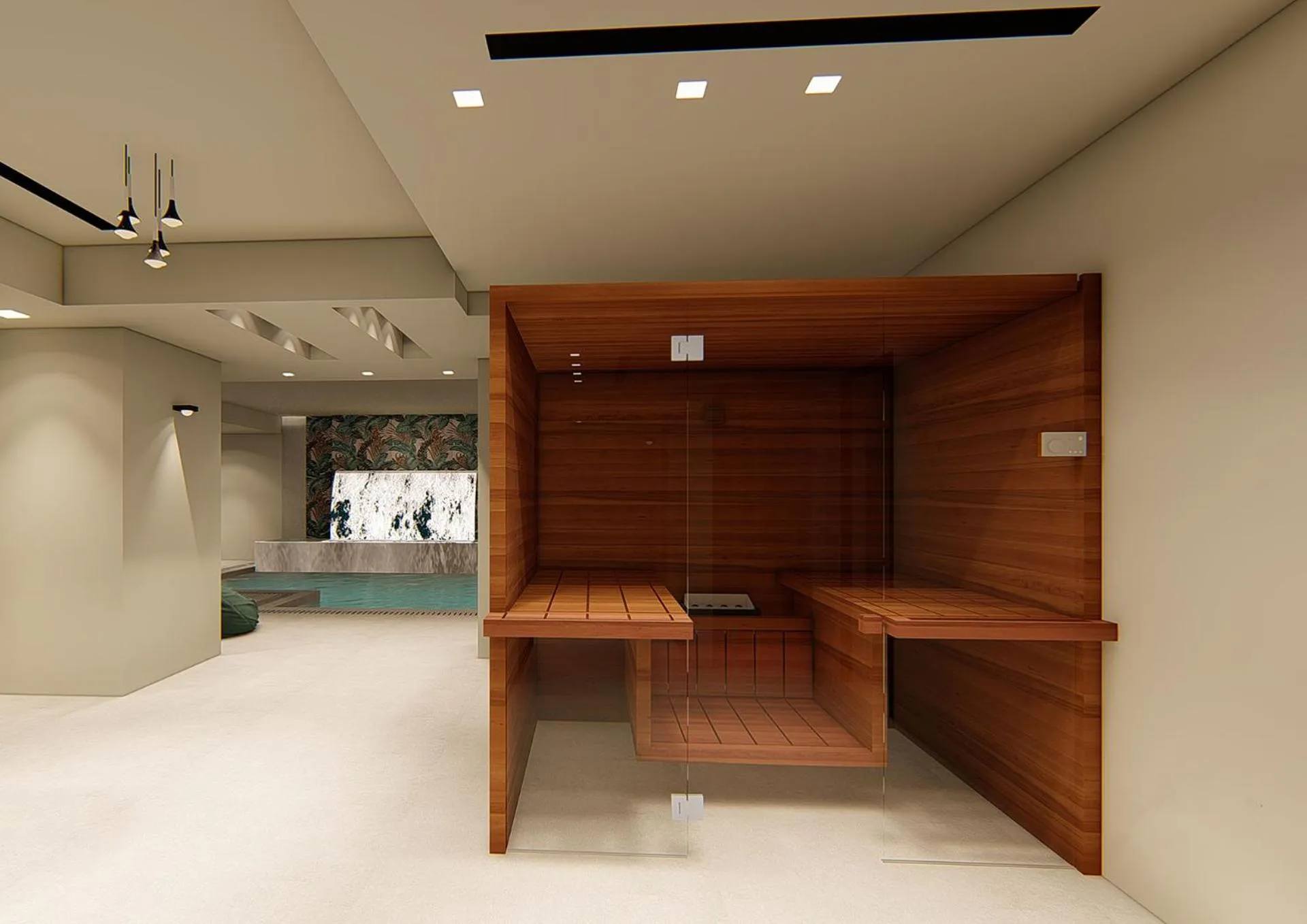 Sauna in Ionian Plaza Hotel & Spa