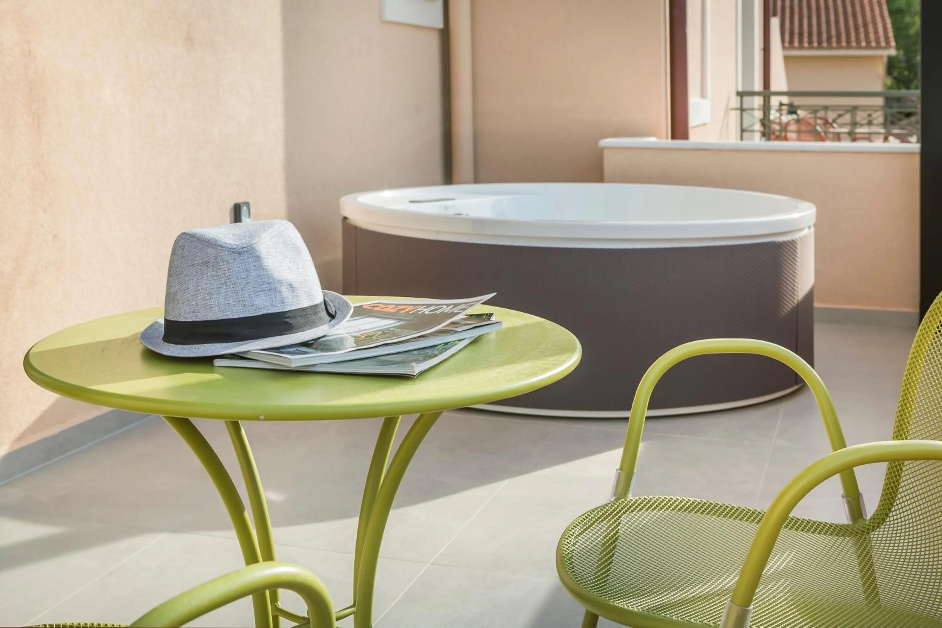 Balcony/Terrace in Ionian Plaza Hotel & Spa