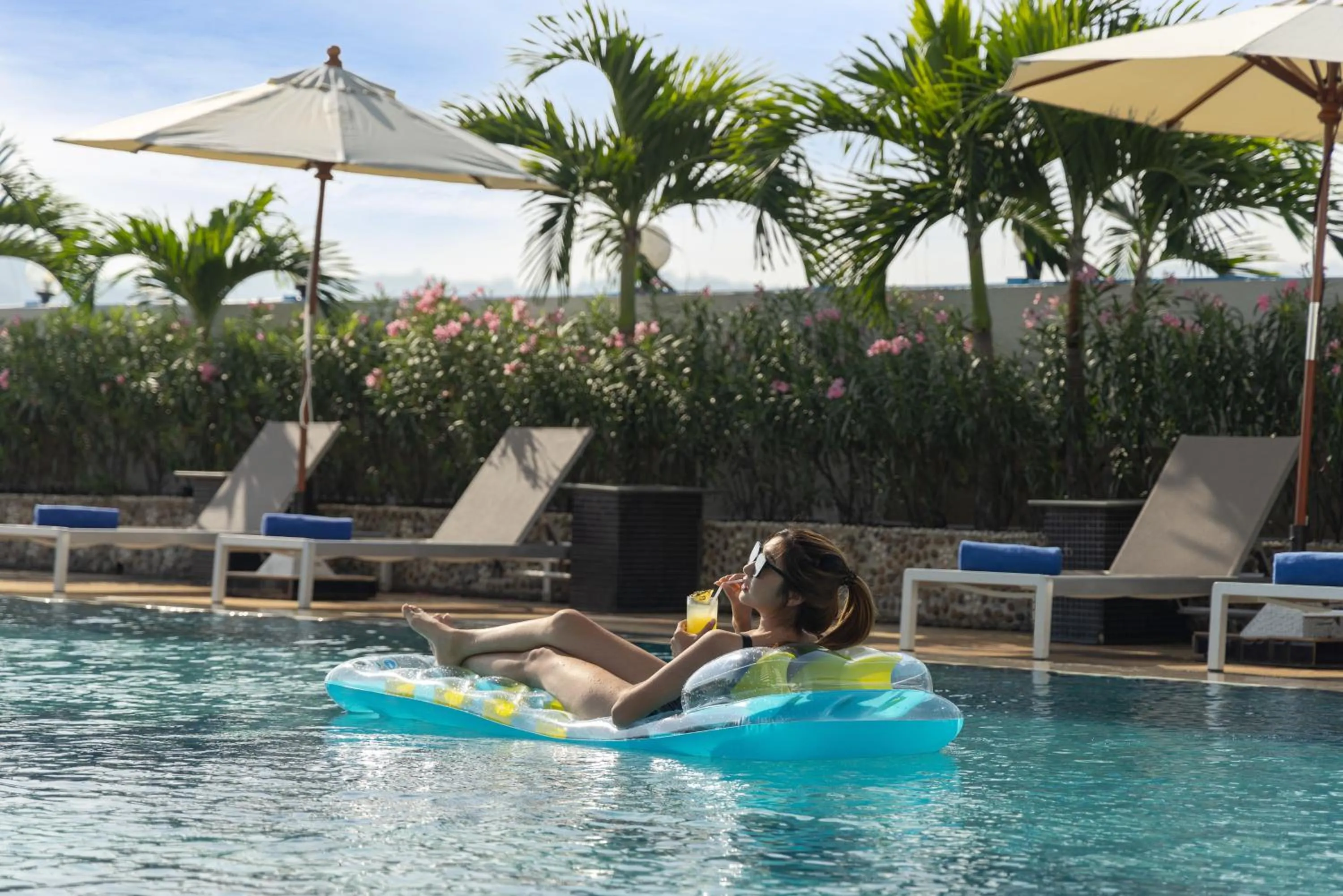 Pool view in Royal Phuket City Hotel