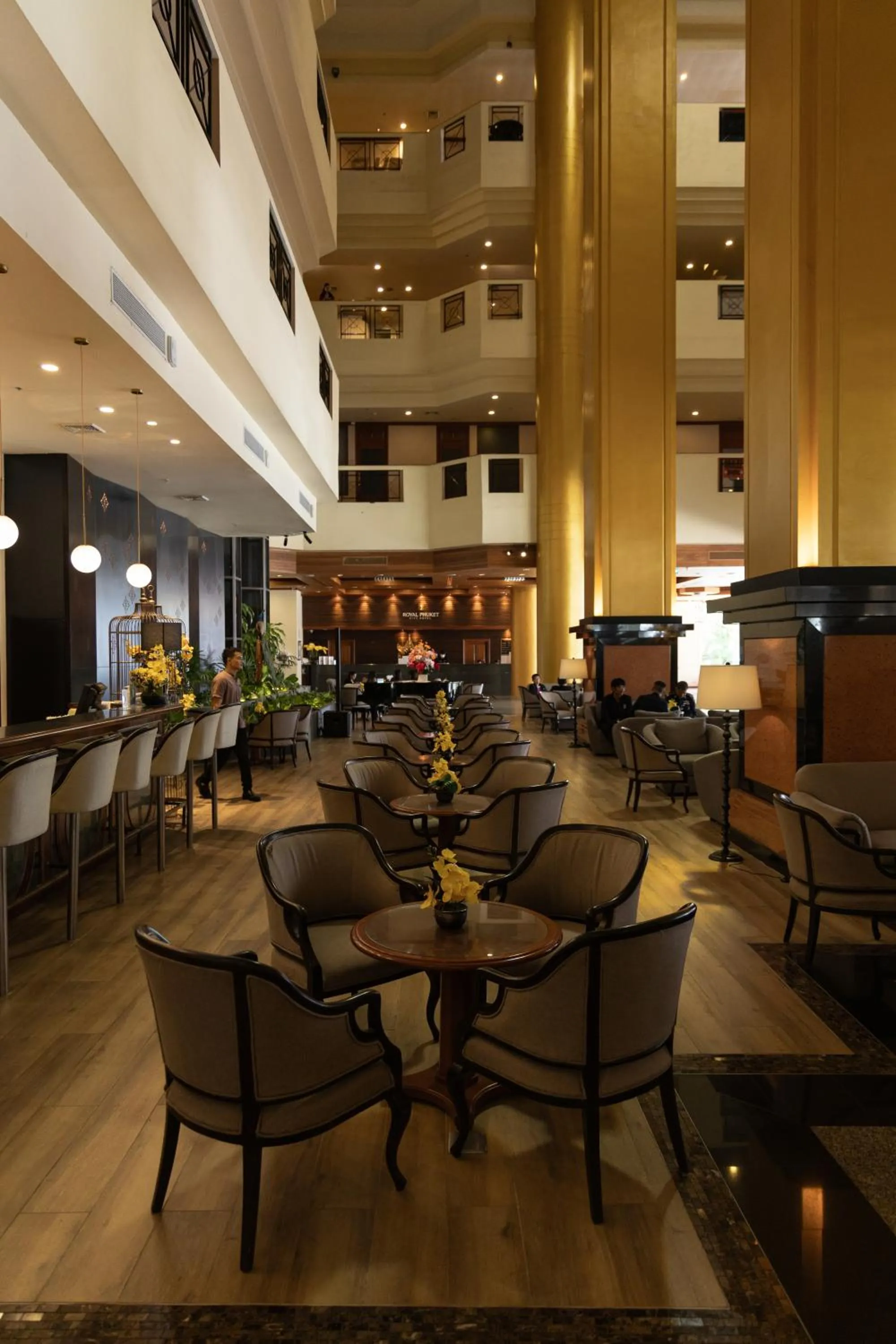 Communal lounge/ TV room in Royal Phuket City Hotel