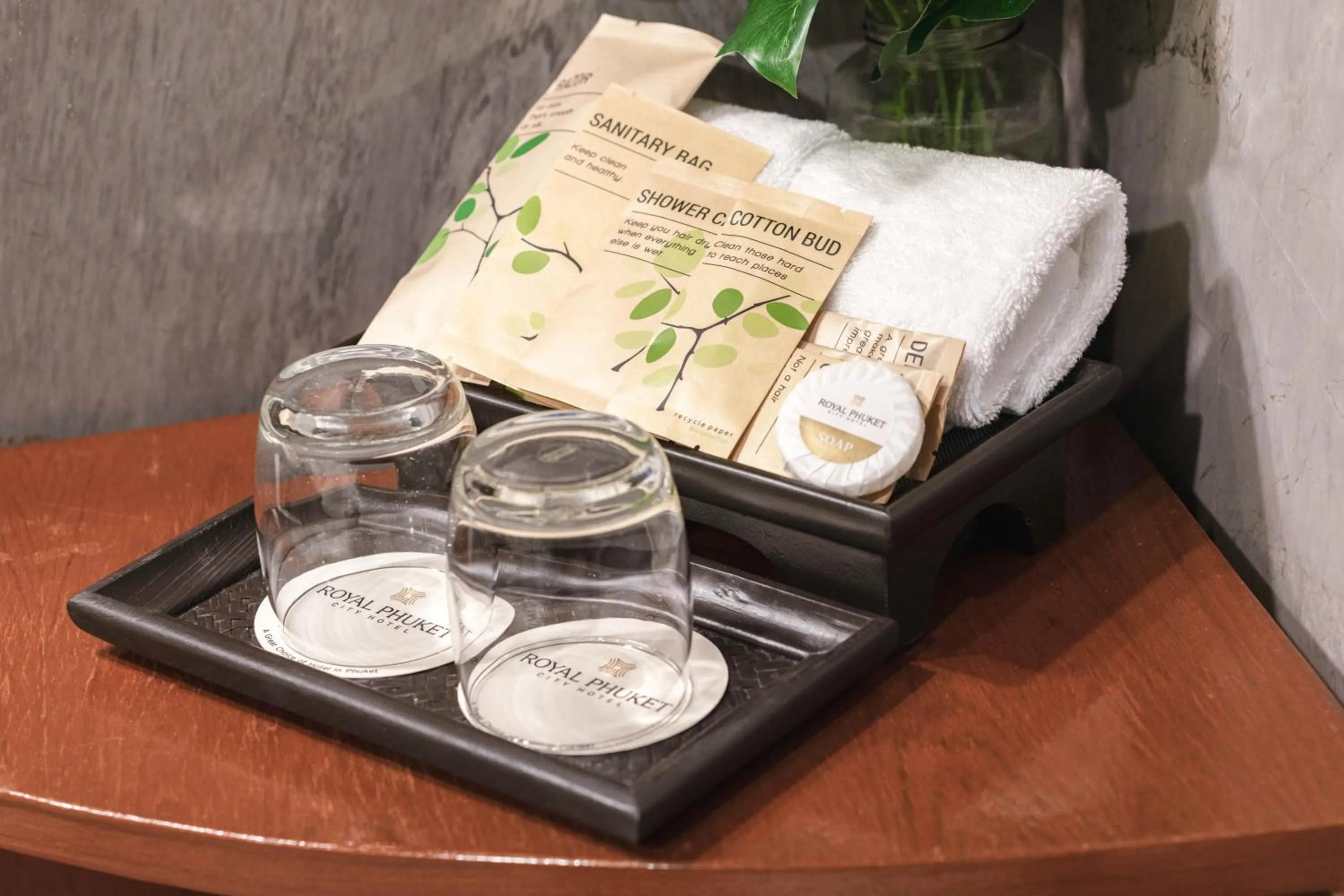 towels in Royal Phuket City Hotel