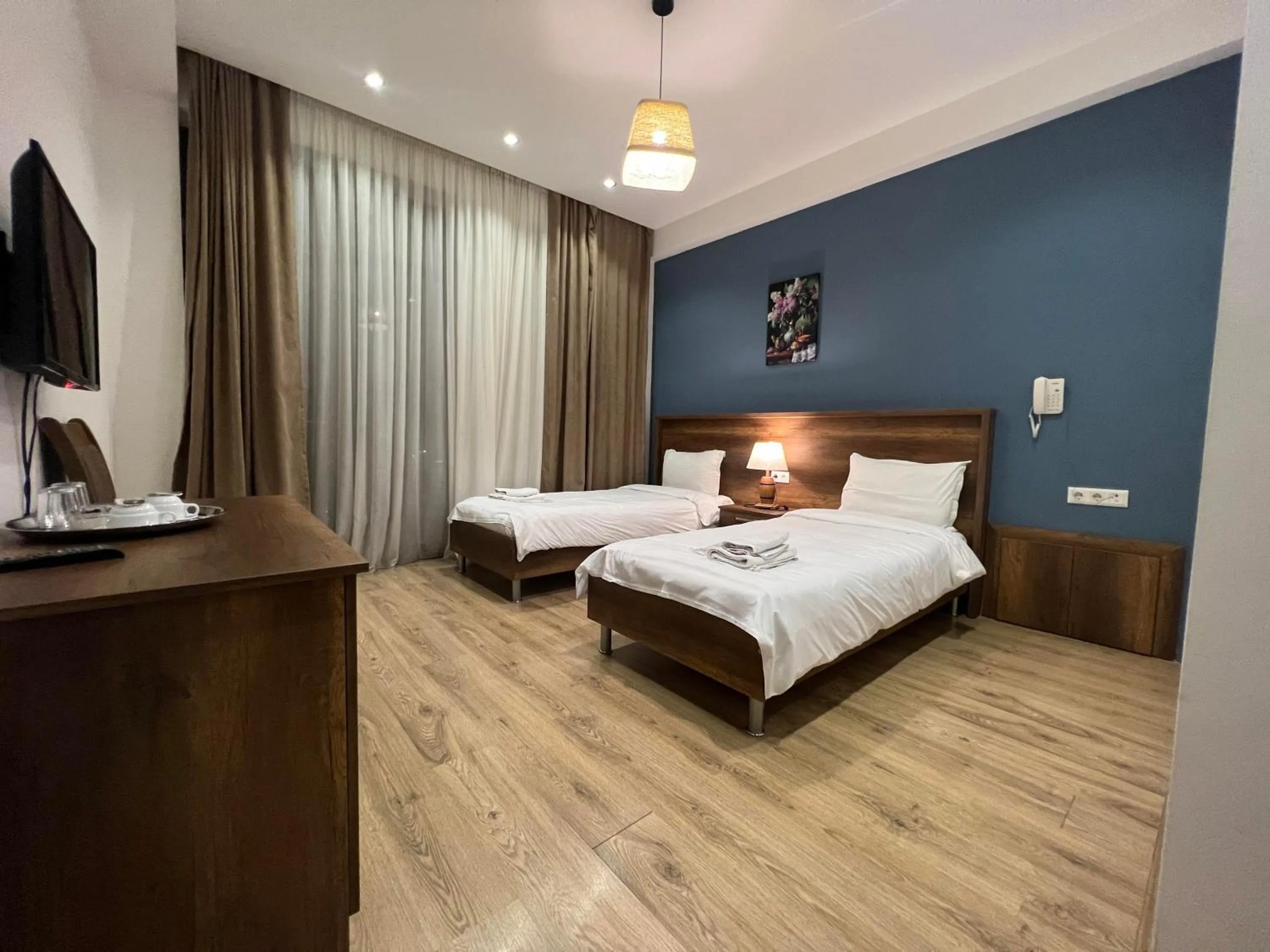 Bed in Hotel King Tom