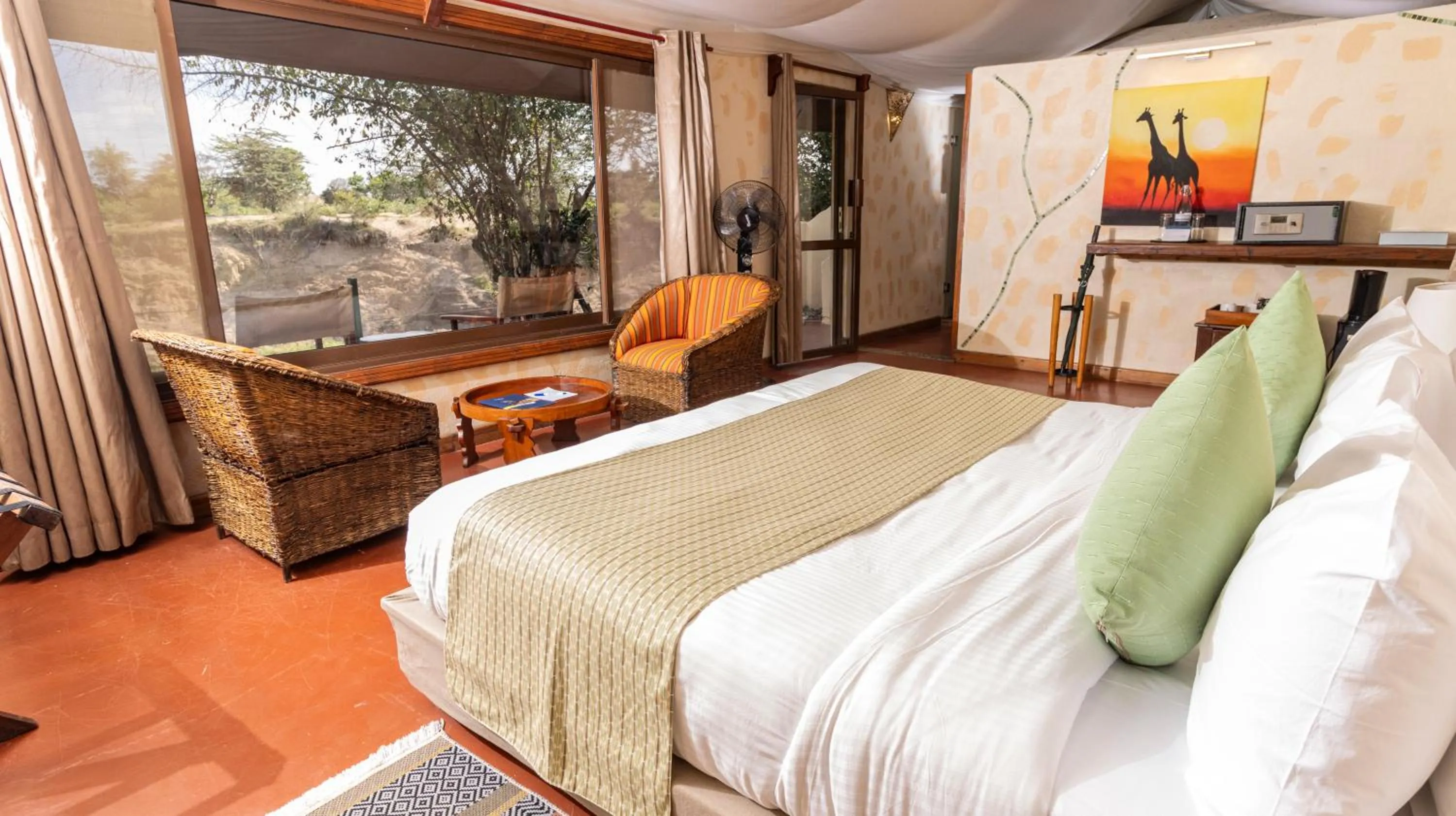 Bed in PrideInn Mara Camp & Cottages