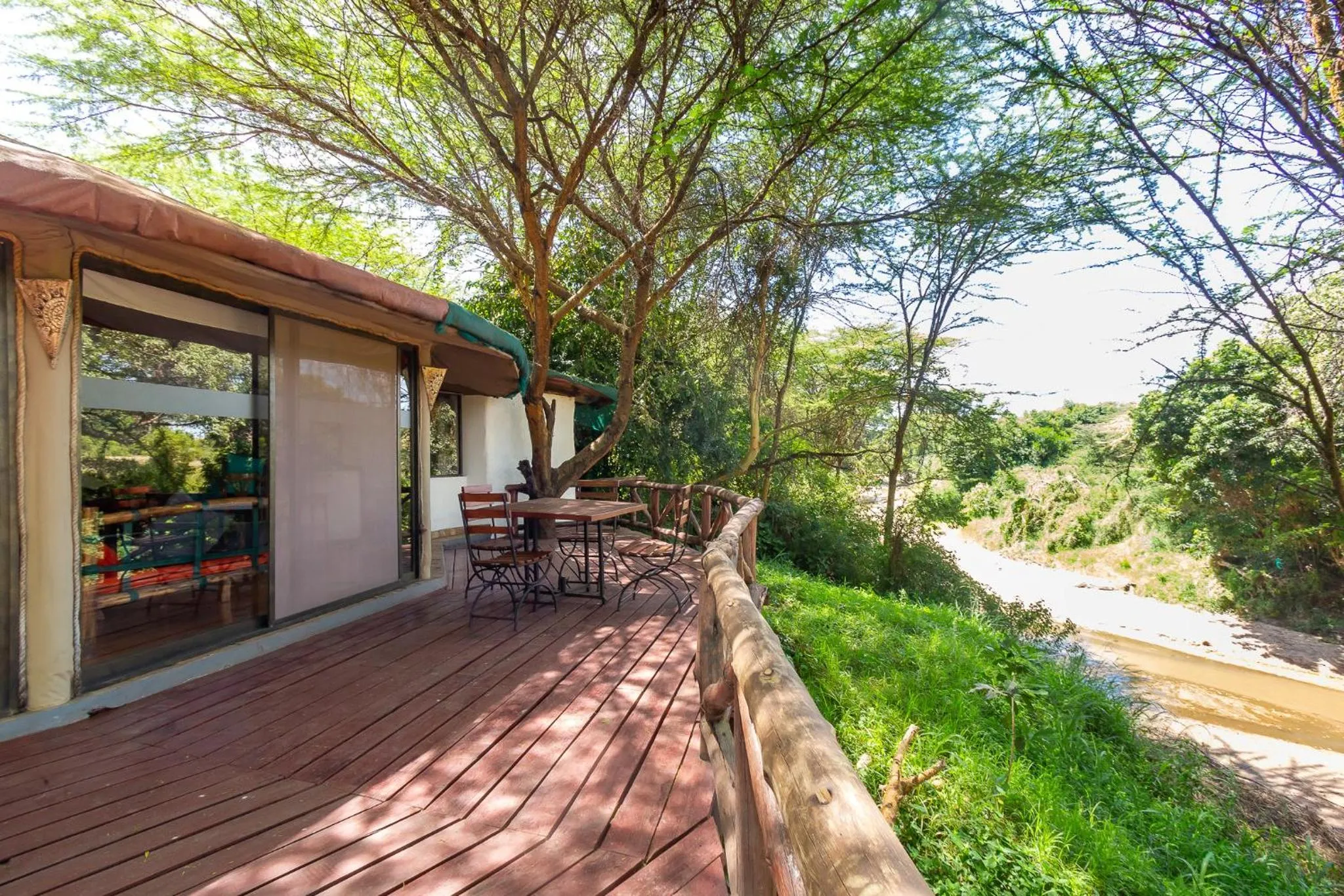 Patio in PrideInn Mara Camp & Cottages