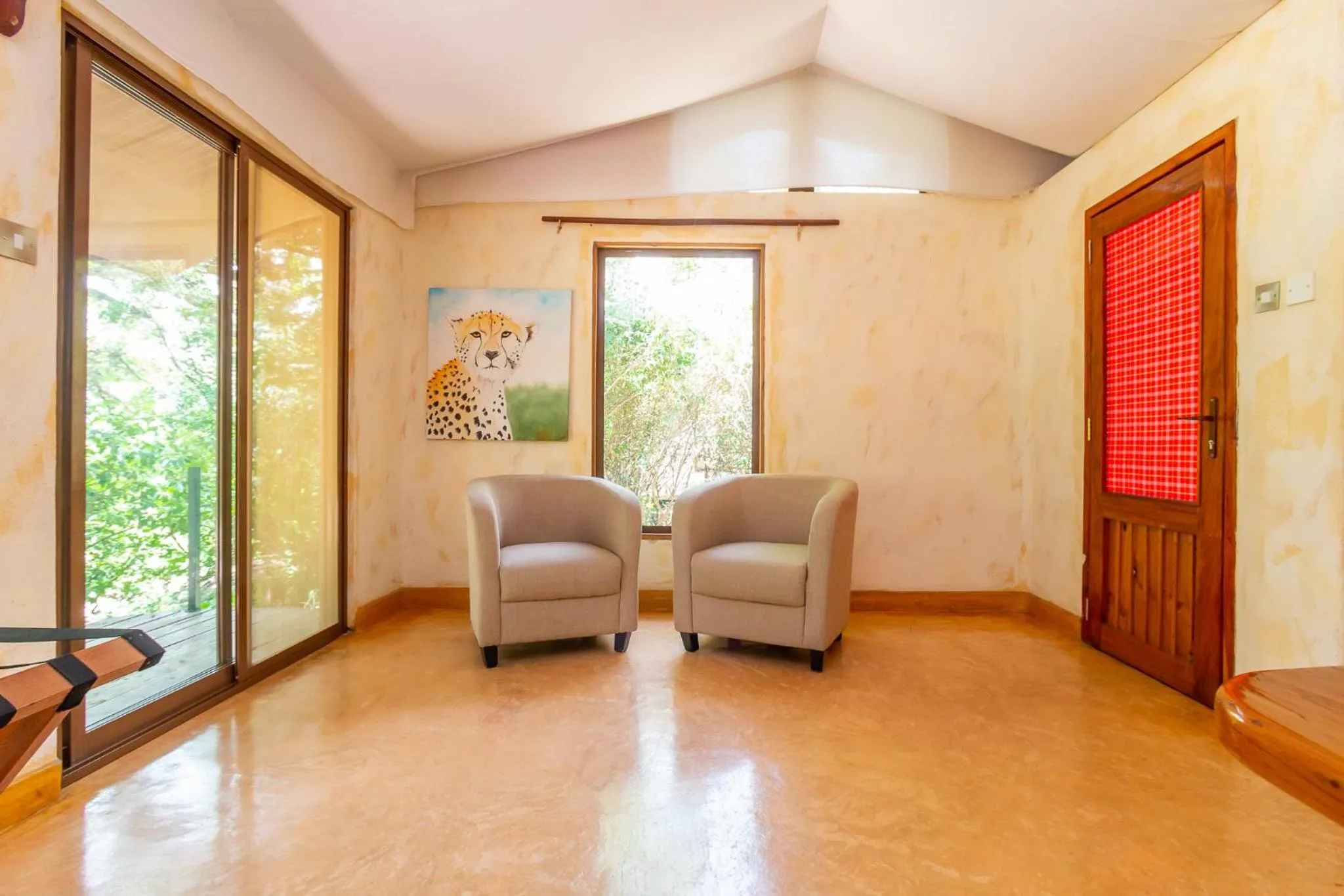 Seating area in PrideInn Mara Camp & Cottages