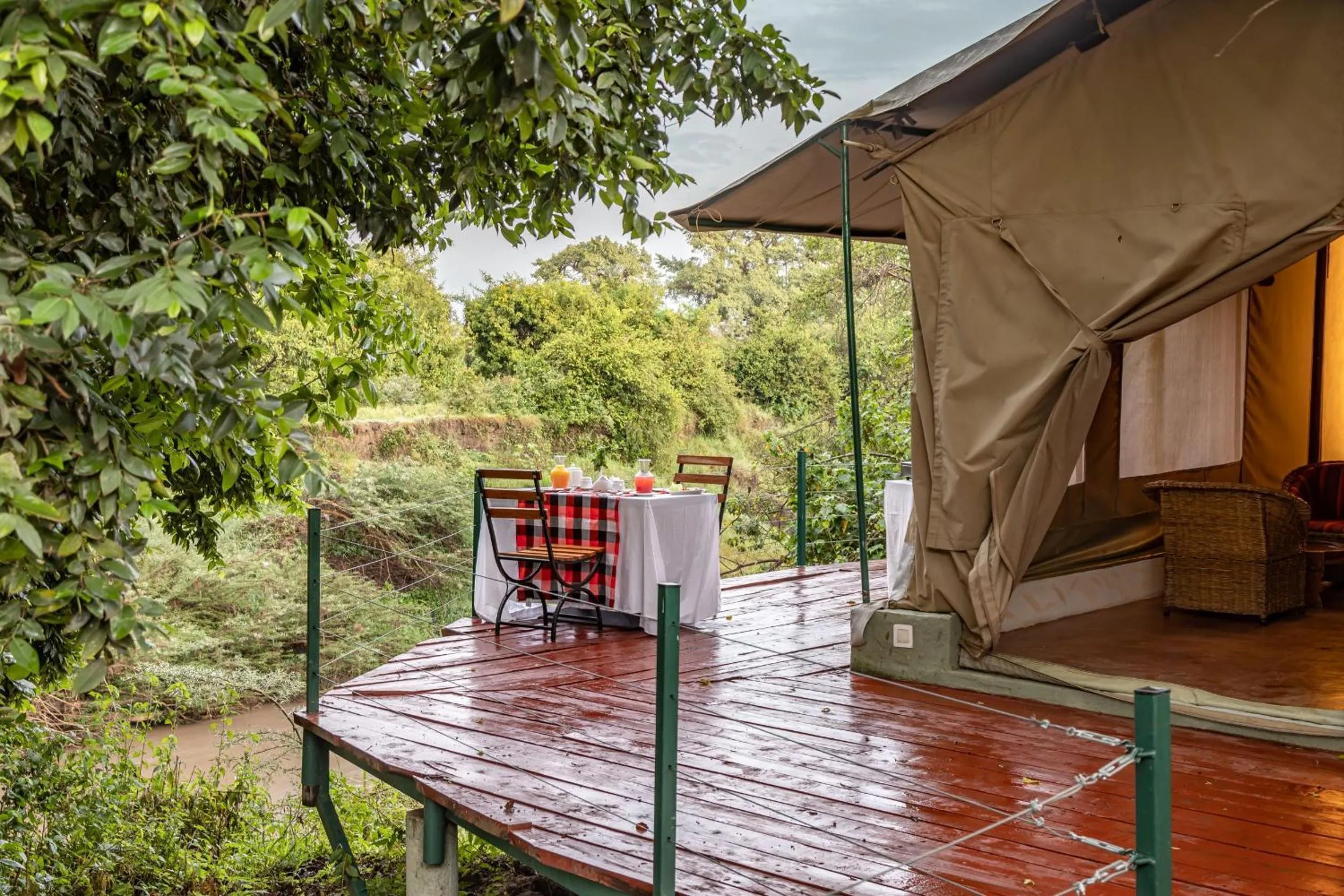 Balcony/Terrace in PrideInn Mara Camp & Cottages