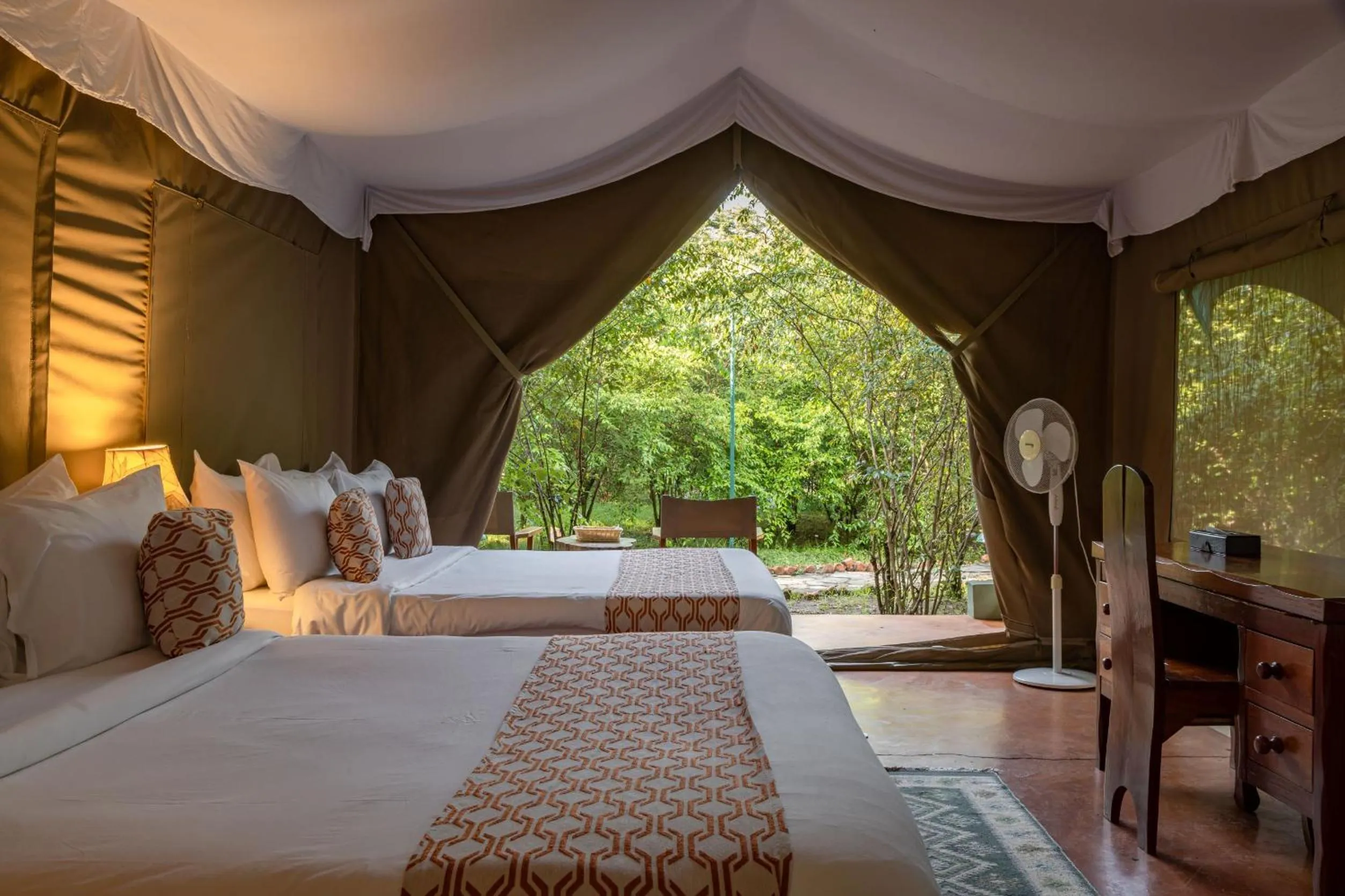 Bed in PrideInn Mara Camp & Cottages