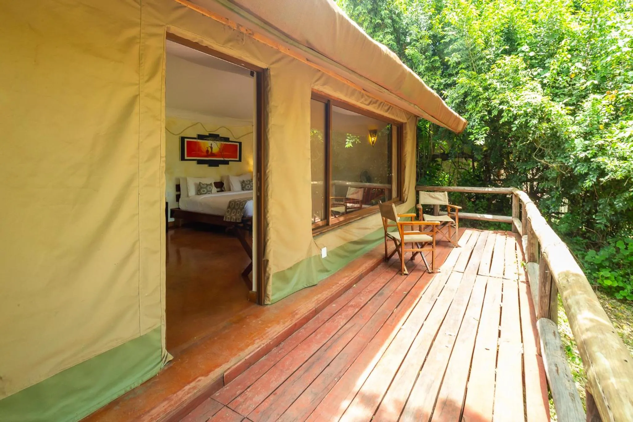 Patio in PrideInn Mara Camp & Cottages