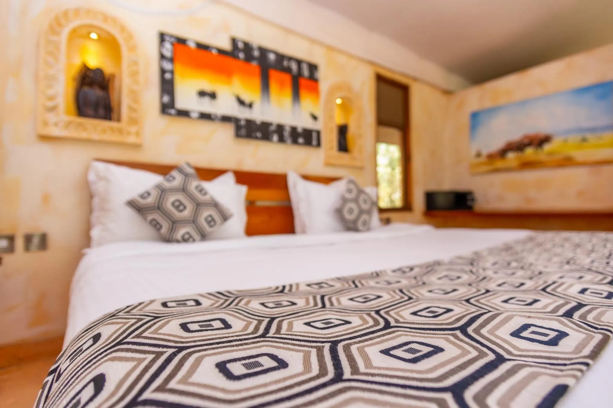 Bedroom, Bed in PrideInn Mara Camp & Cottages