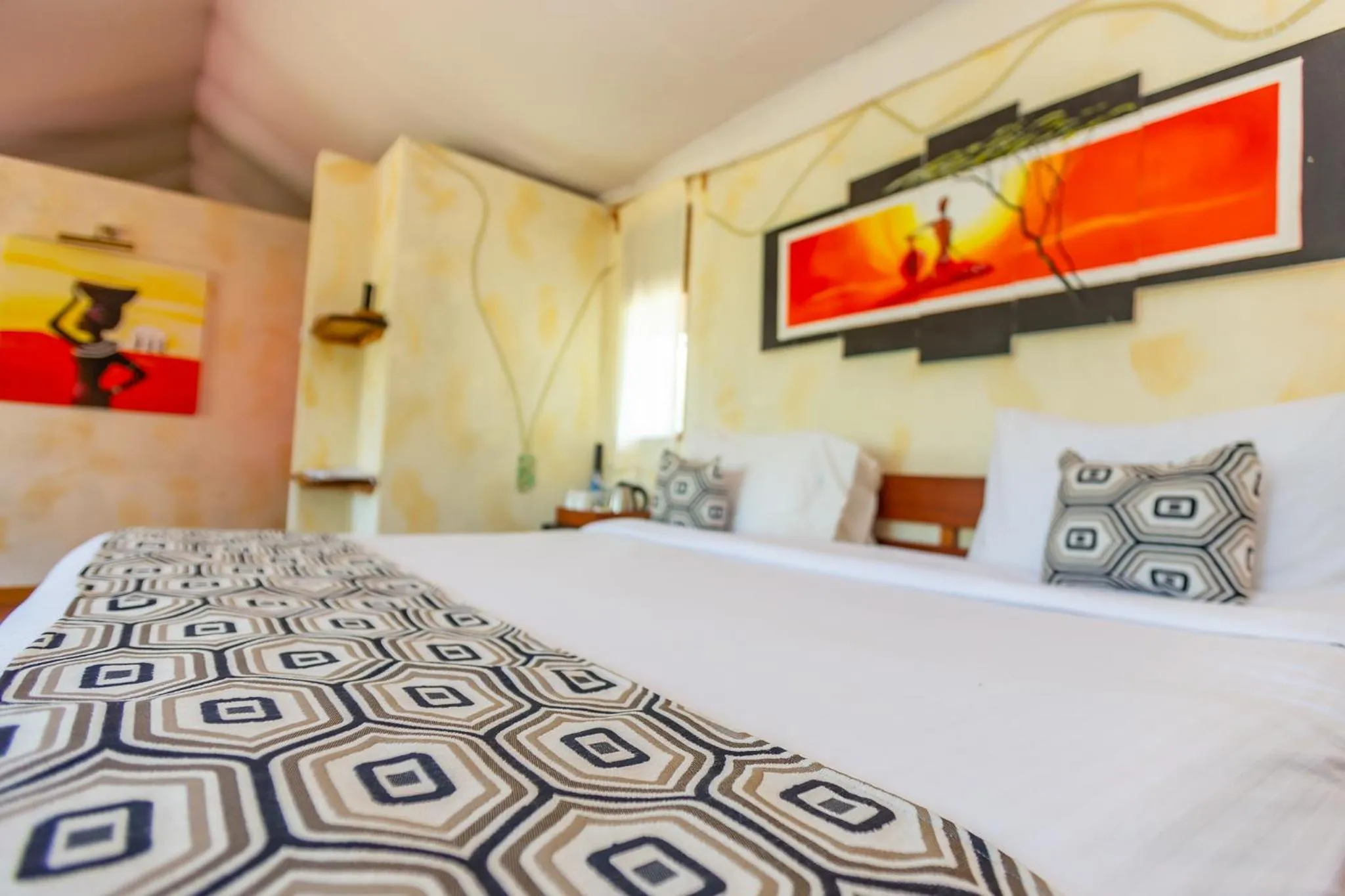 Bed in PrideInn Mara Camp & Cottages