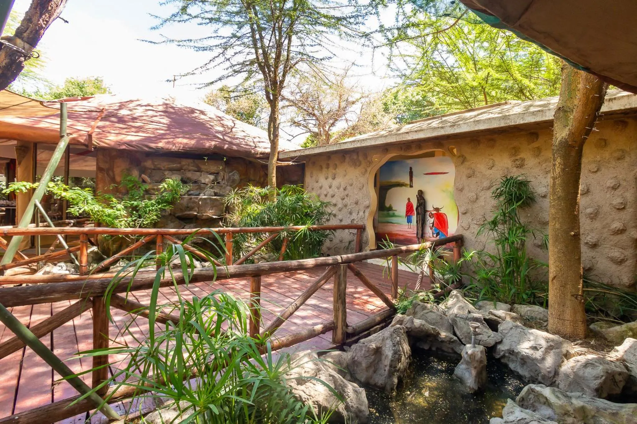 Garden in PrideInn Mara Camp & Cottages