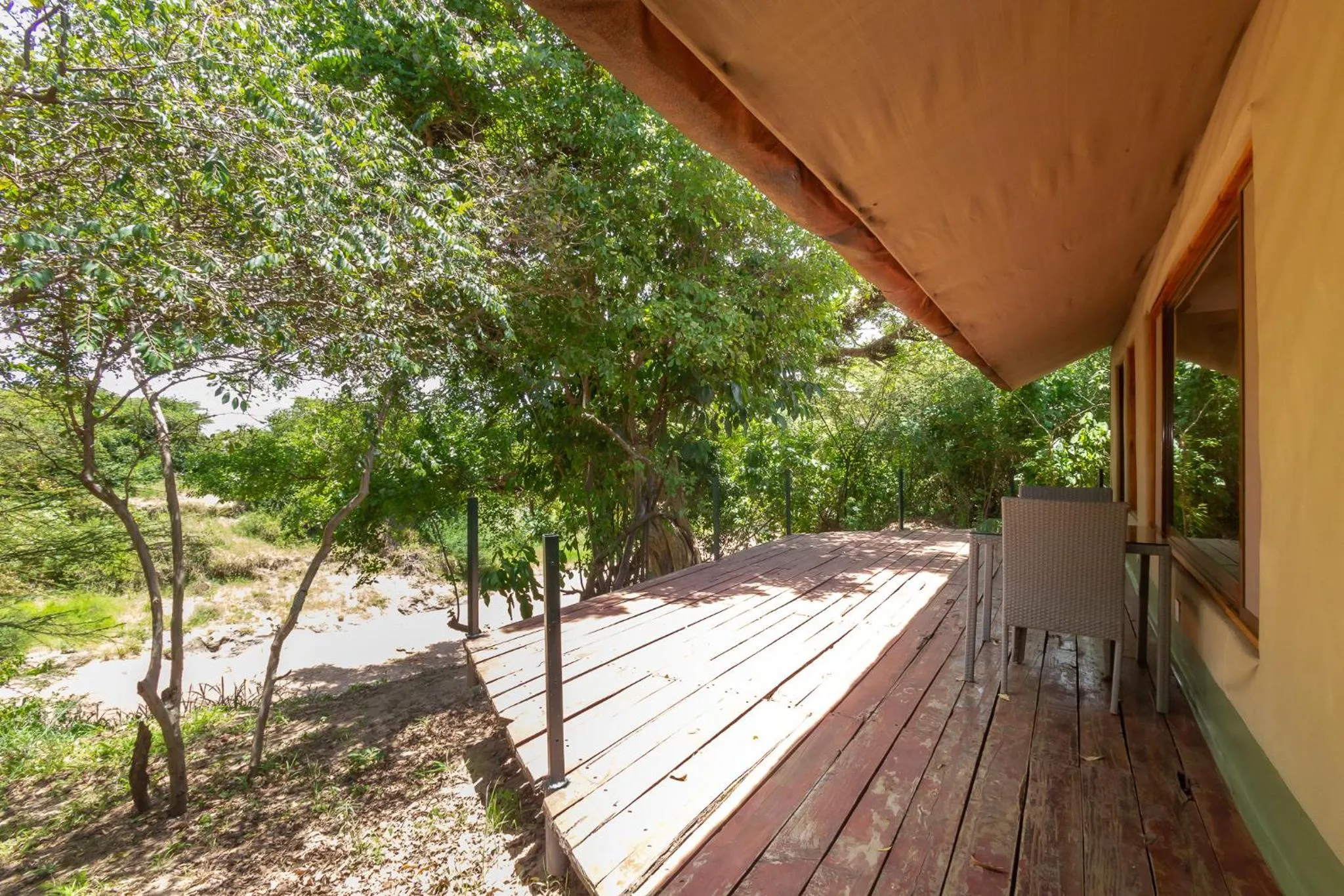 Patio in PrideInn Mara Camp & Cottages