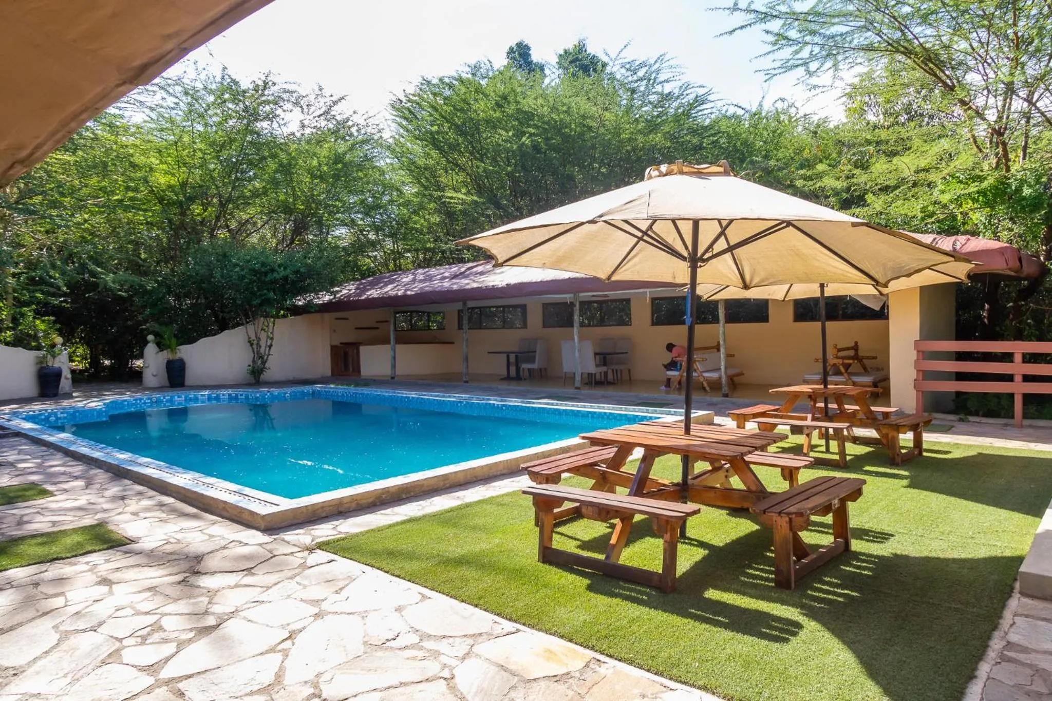 Swimming pool in PrideInn Mara Camp & Cottages