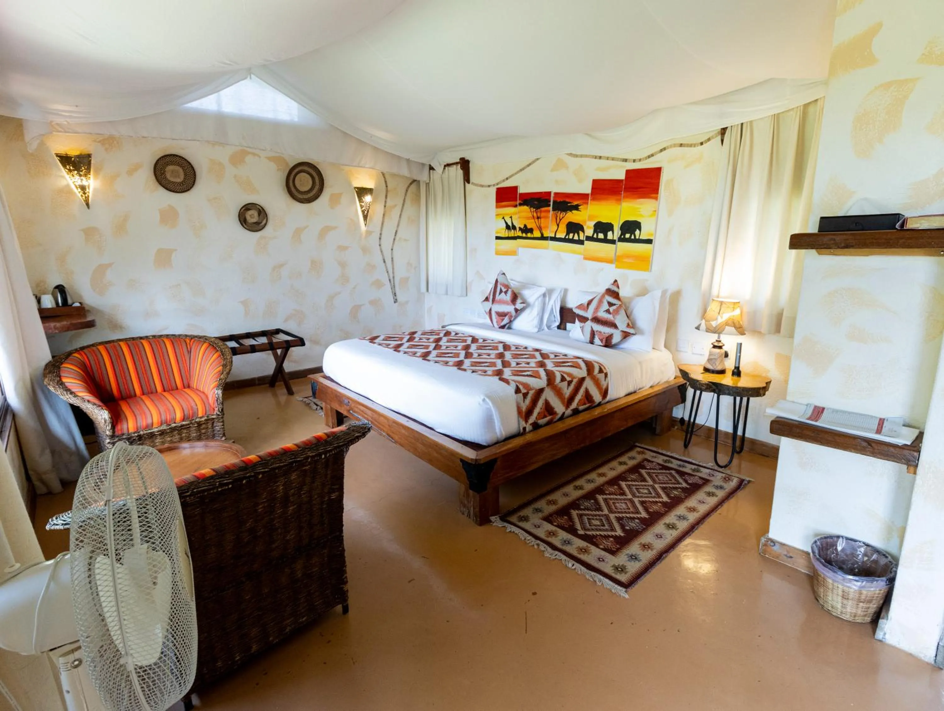 Bed in PrideInn Mara Camp & Cottages