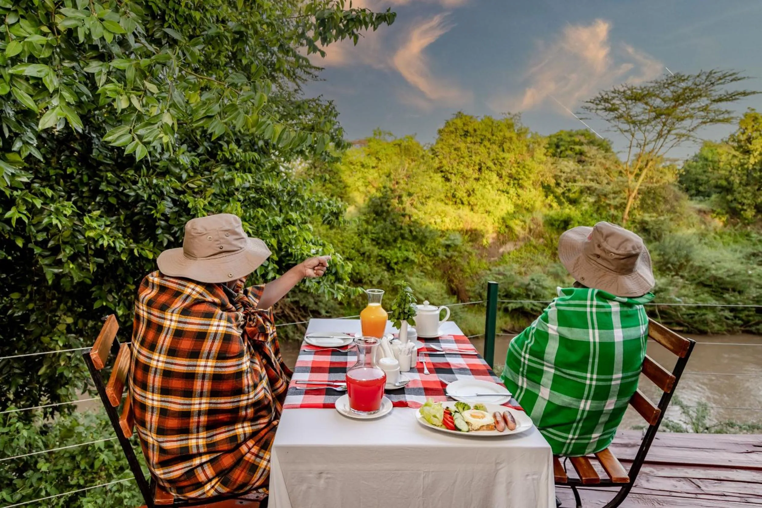 Dining area in PrideInn Mara Camp & Cottages