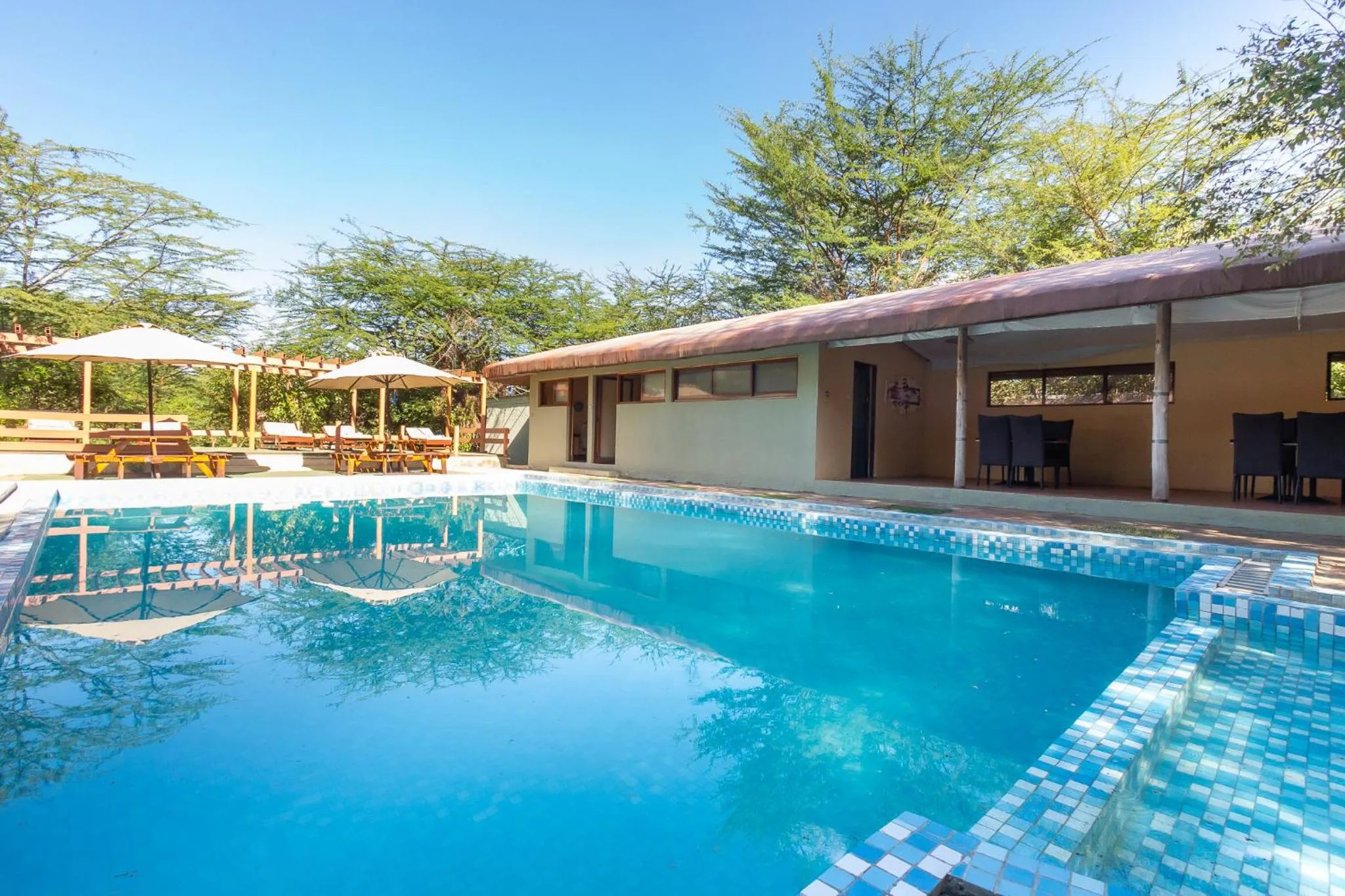 Swimming pool in PrideInn Mara Camp & Cottages