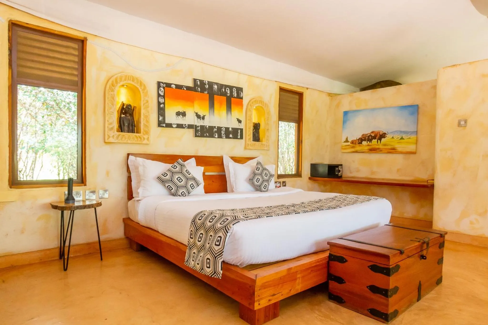 Bed in PrideInn Mara Camp & Cottages