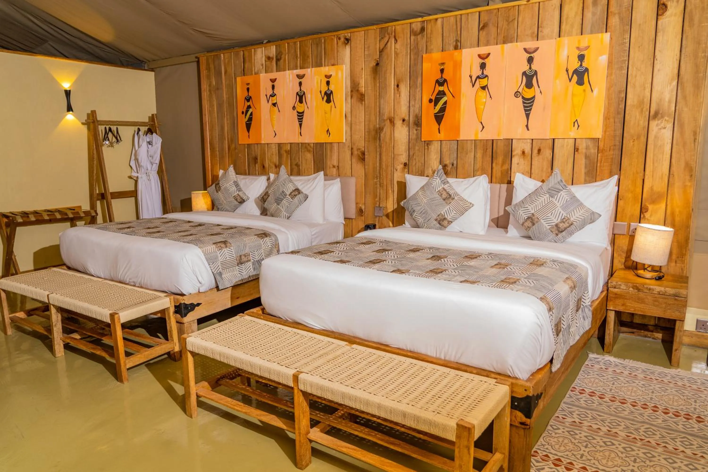 Bedroom, Bed in PrideInn Mara Camp & Cottages