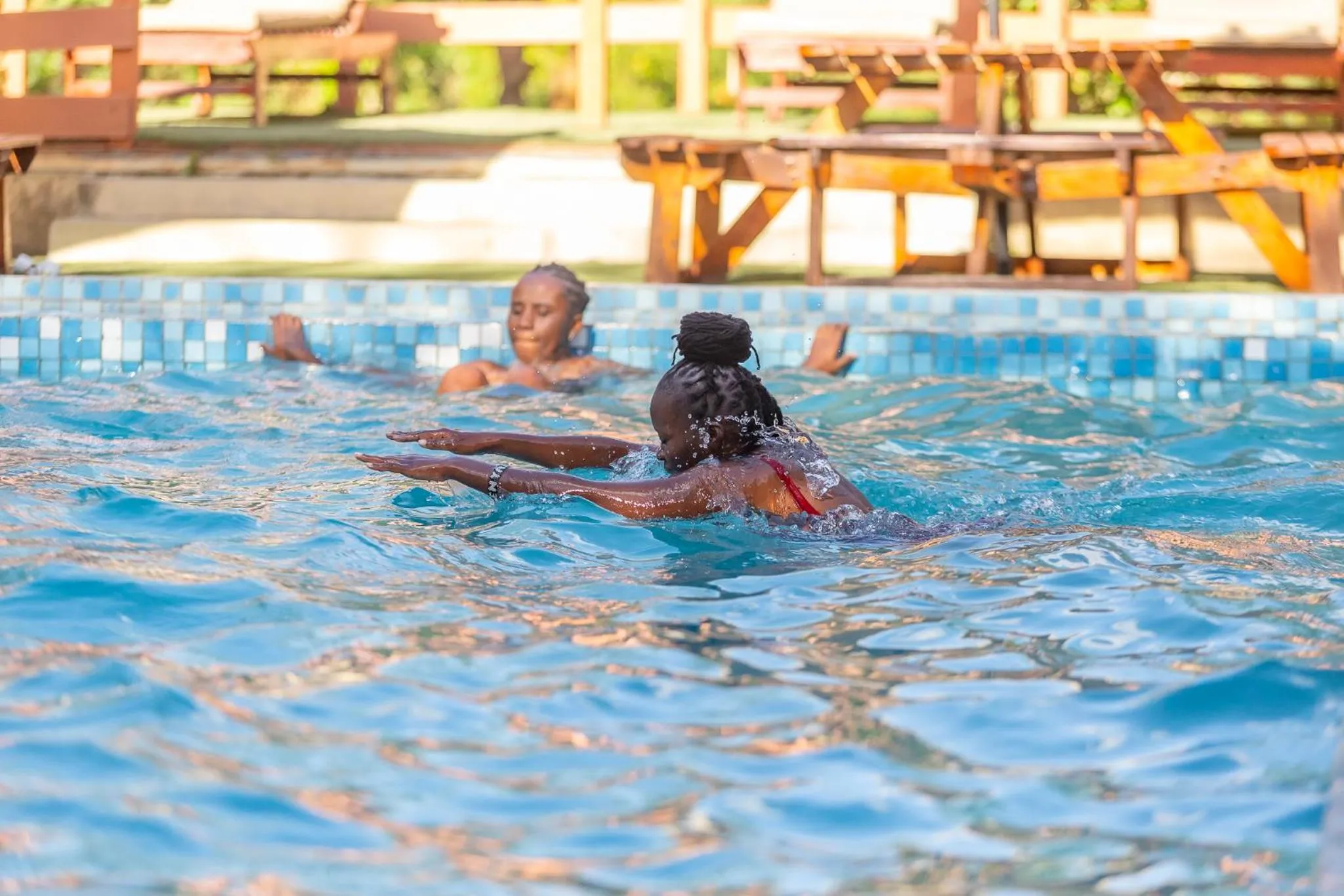 Swimming pool in PrideInn Mara Camp & Cottages