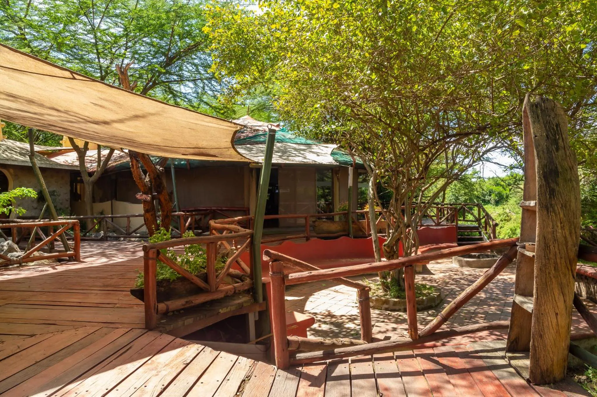 Patio in PrideInn Mara Camp & Cottages