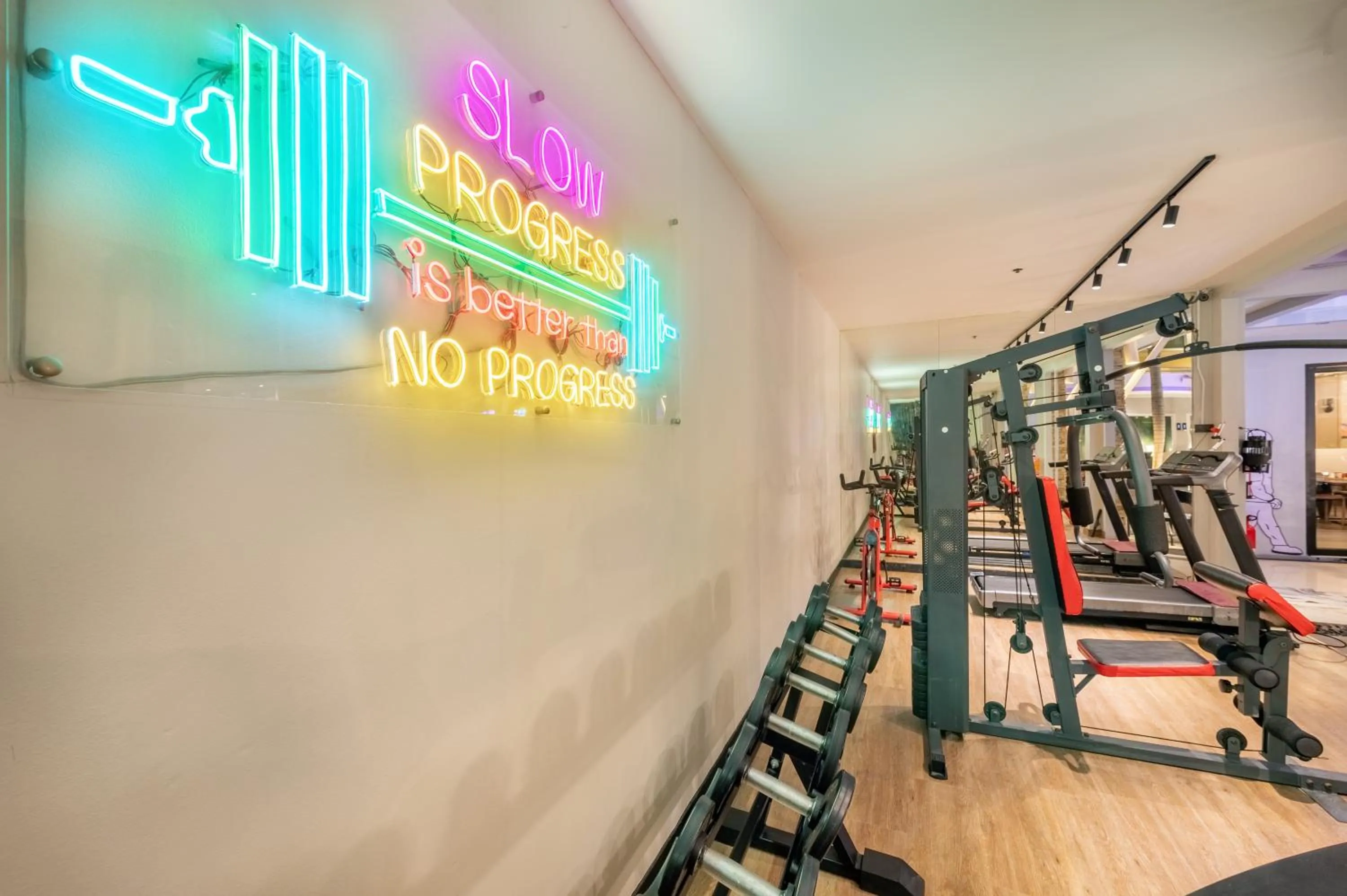 Fitness centre/facilities in Qiu Hotel Sukhumvit - BTS On Nut Station