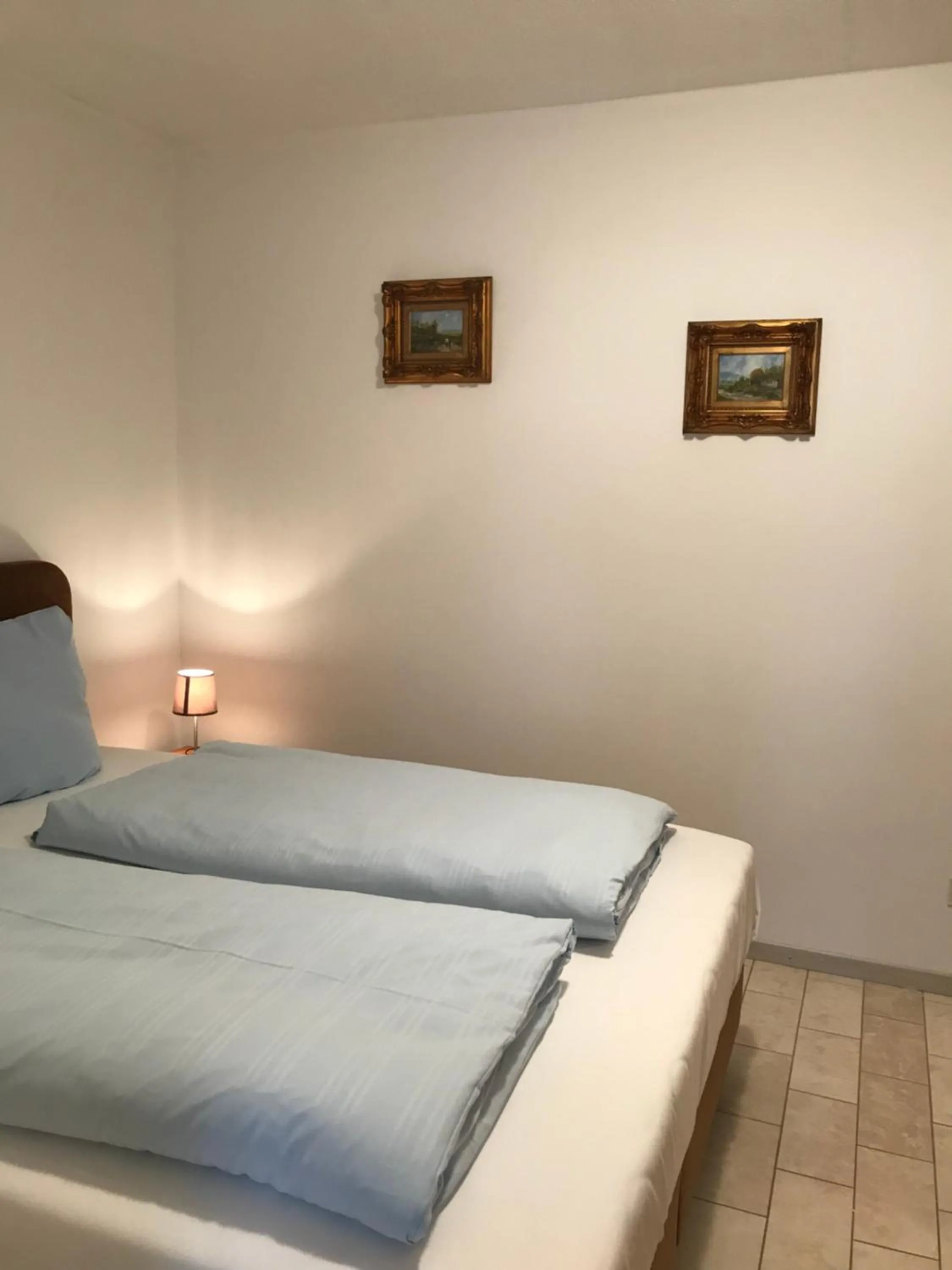 Bed in Stadt Apartment