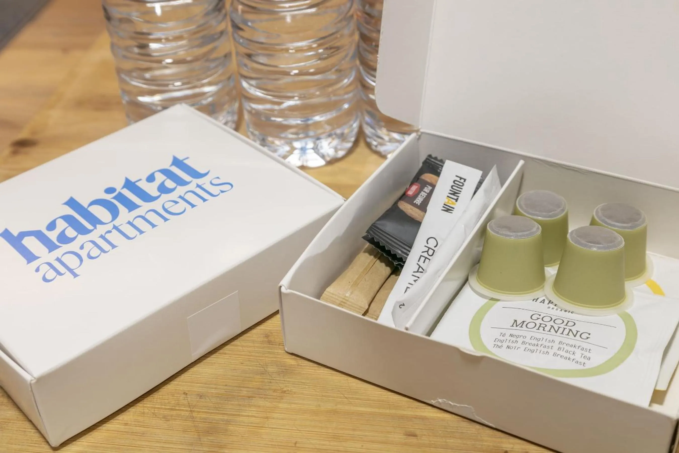 Kitchen or kitchenette in Verdi Habitat Apartments