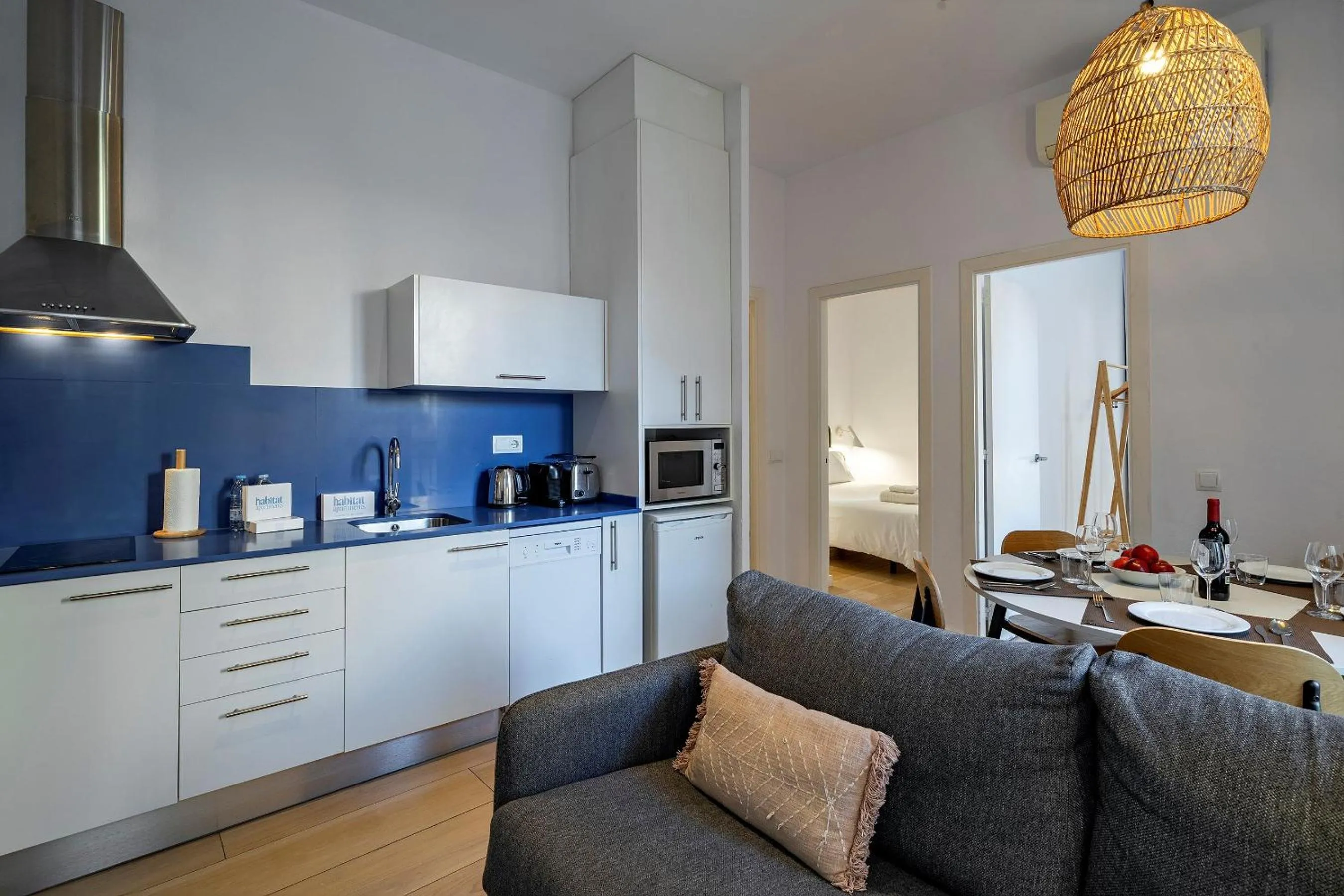 Kitchen or kitchenette in Verdi Habitat Apartments