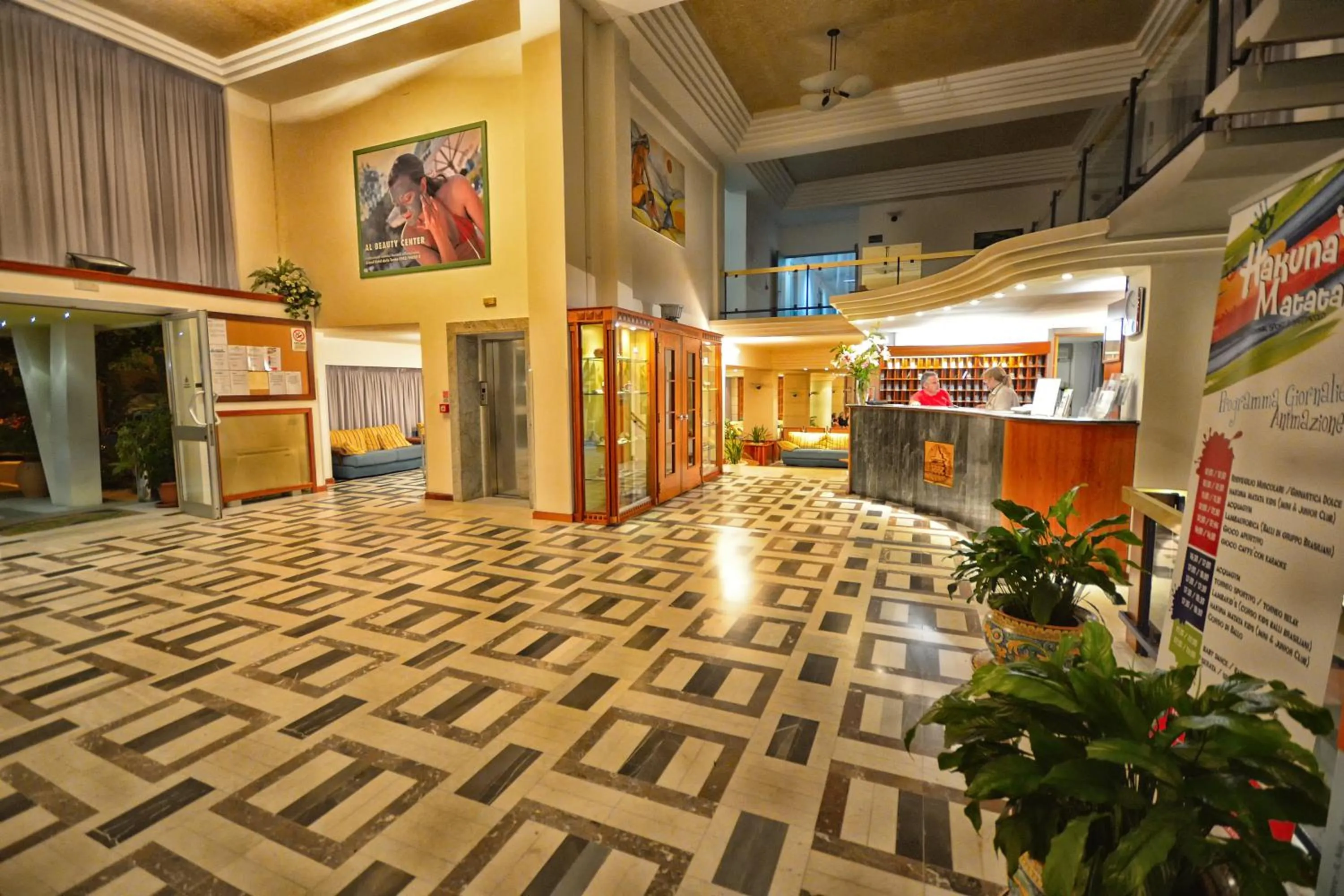 Lobby or reception in Grand Hotel Delle Terme