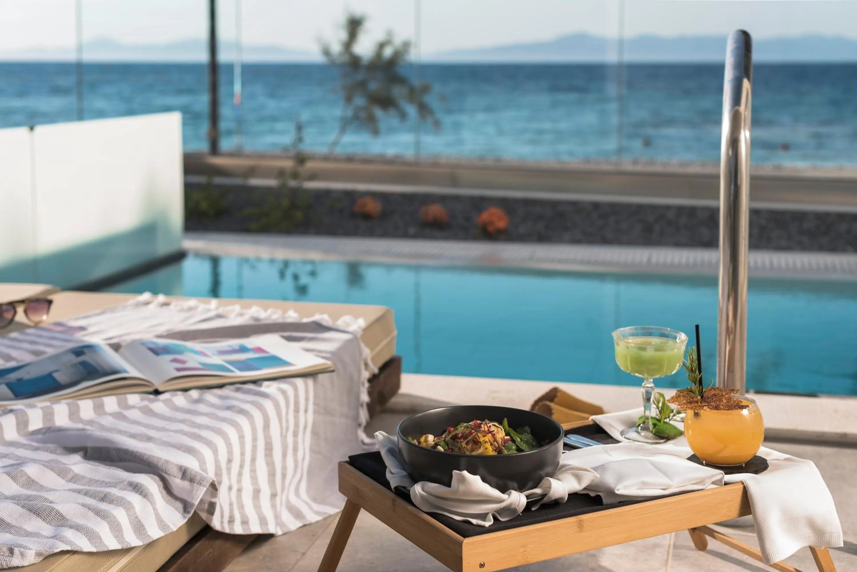 Food and drinks in Villa Di Mare Seaside Suites