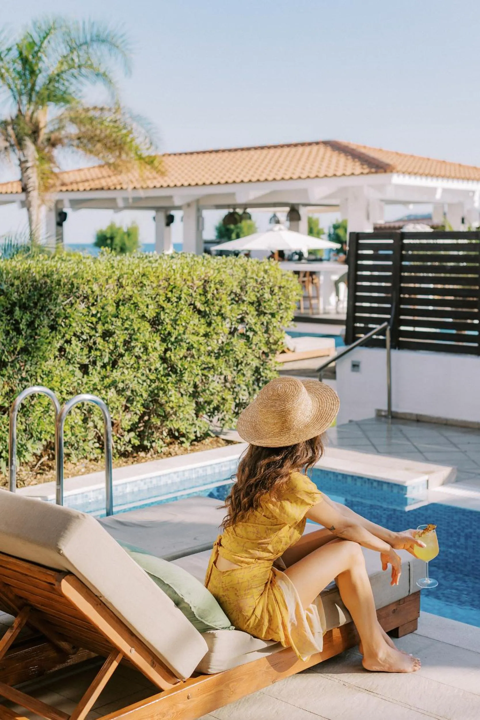Pool view in Villa Di Mare Seaside Suites