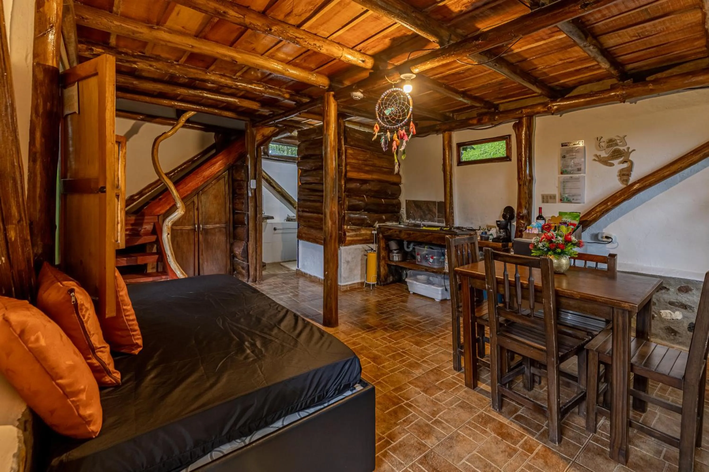 Living room in Ecohotel Piedemonte