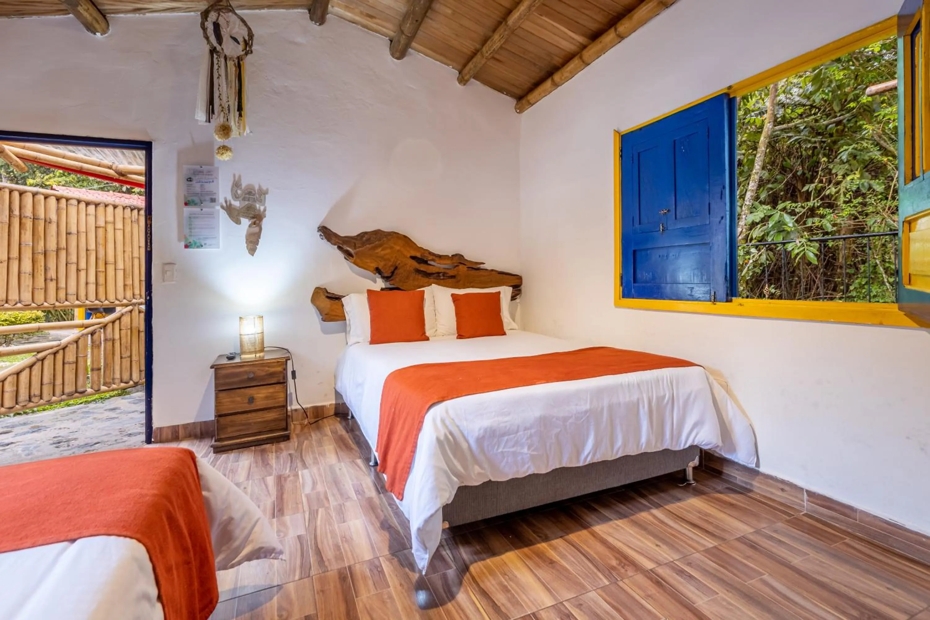 Bed in Ecohotel Piedemonte